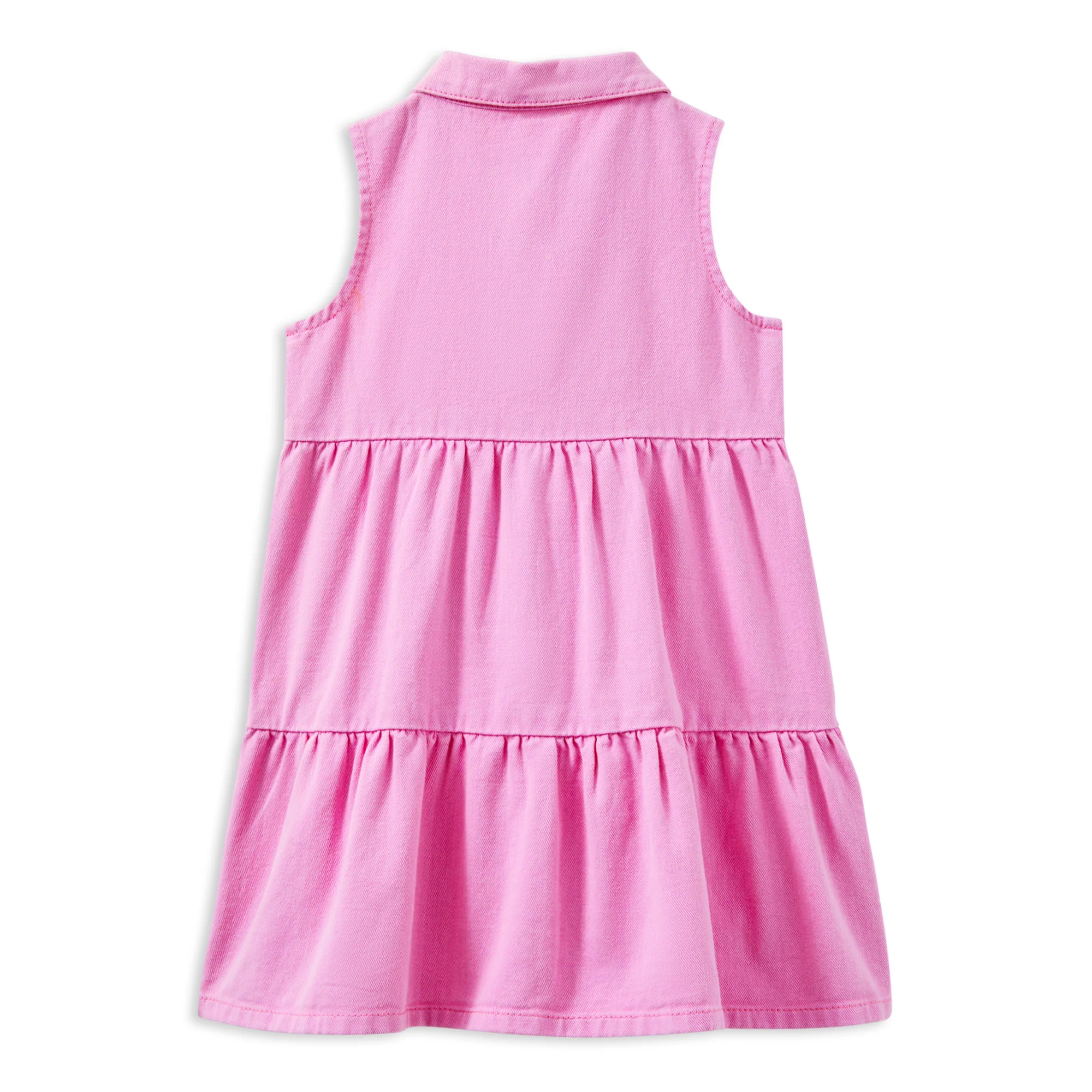 Pink Twill Dress - Image 7