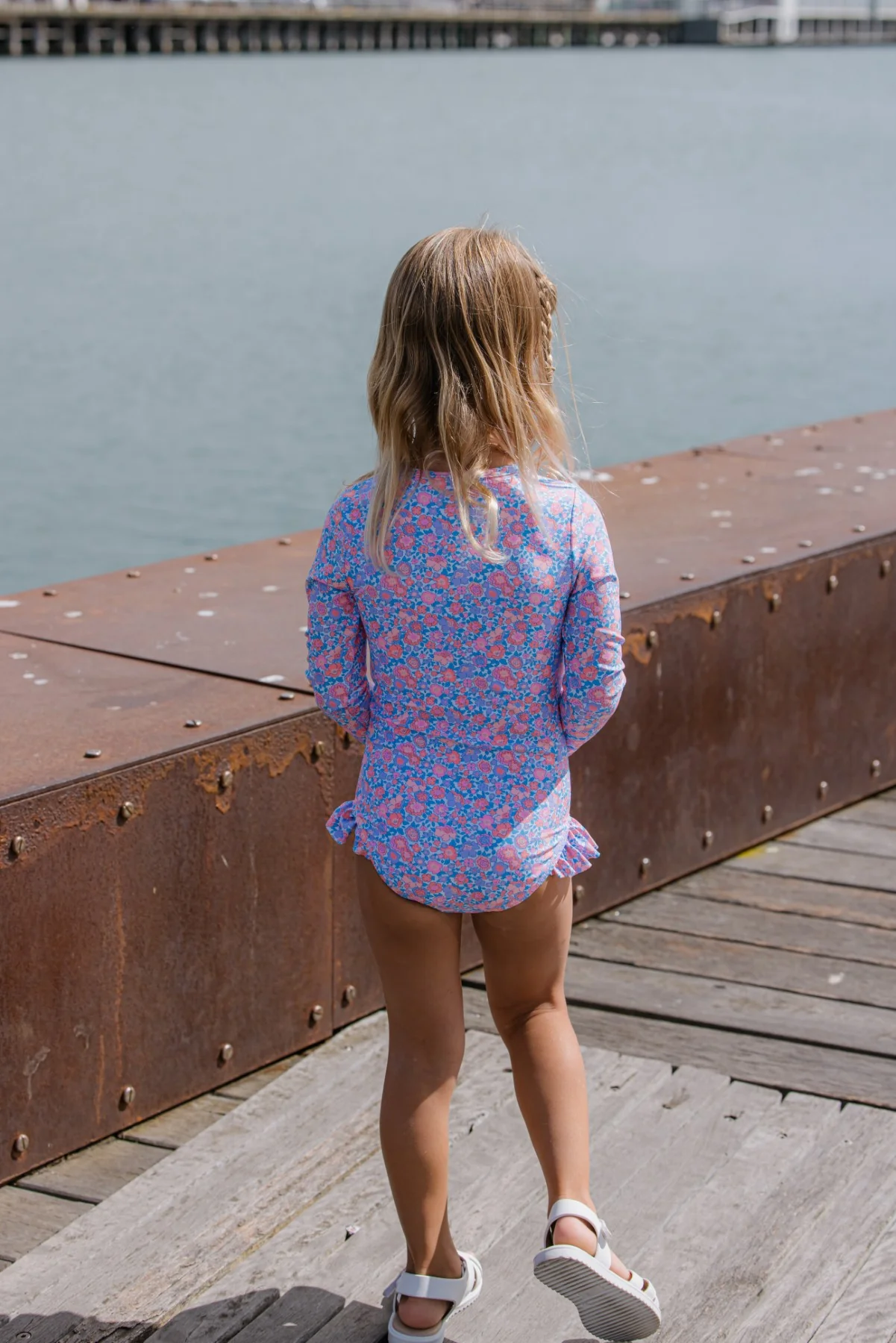 Pretty Posy Long Sleeve Swimsuit - Image 3