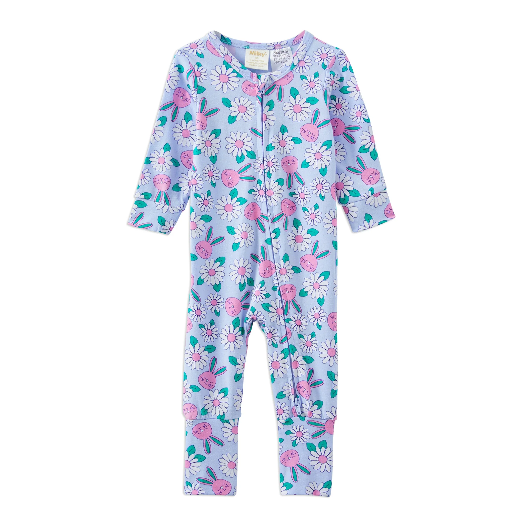 Honey Bunny Zip Romper