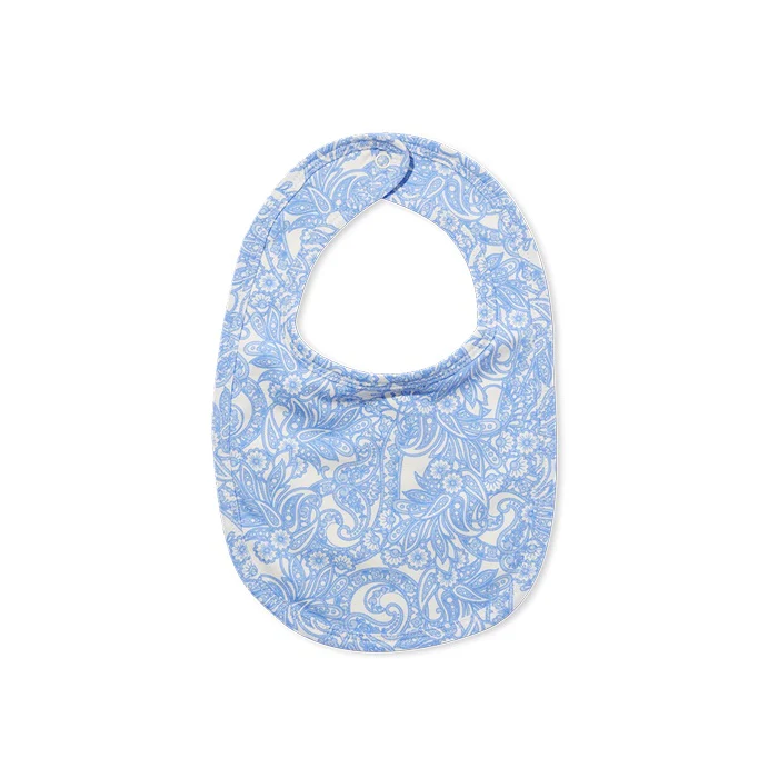 Milky Spring Paisley Bib