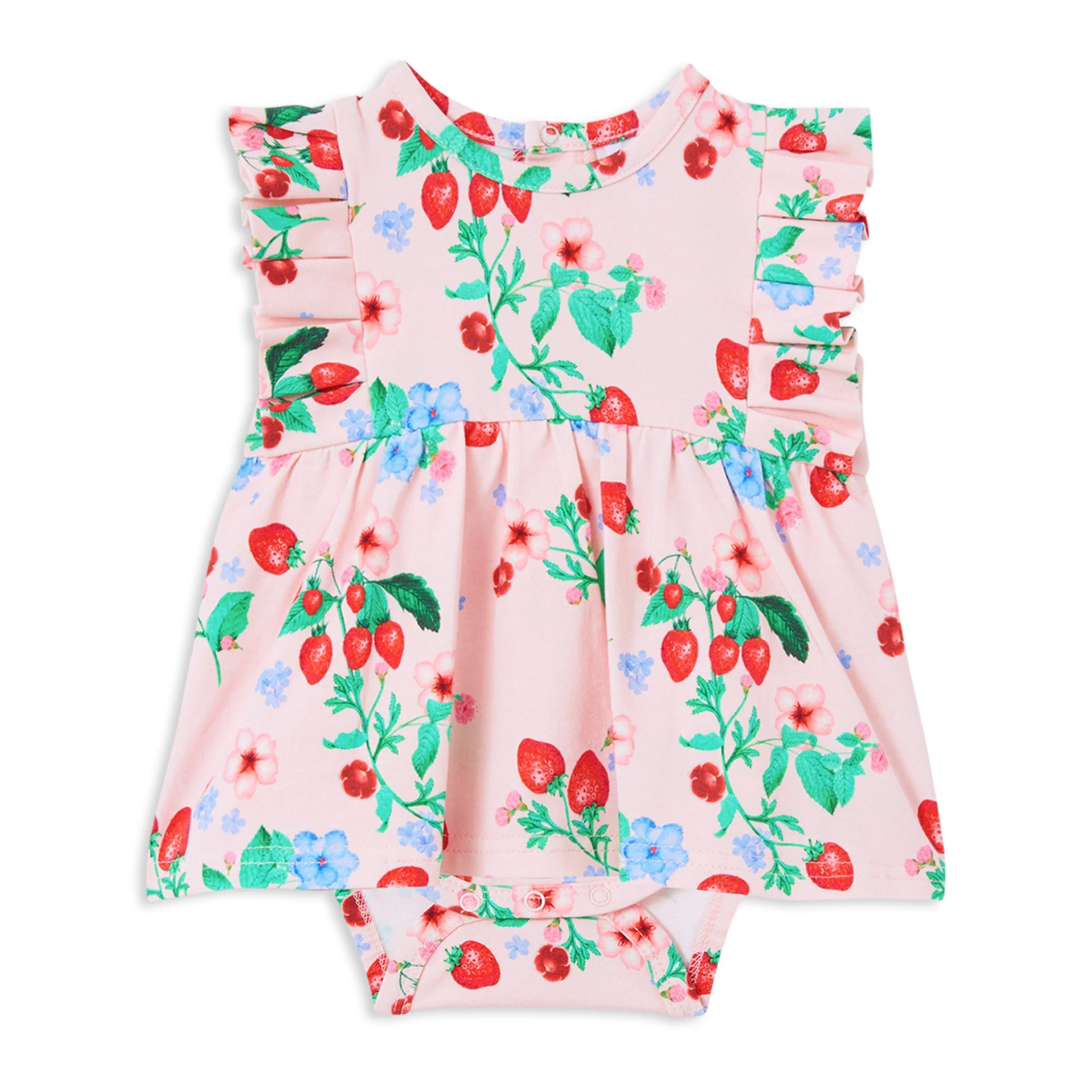 Very Berry Frill Baby Dress
