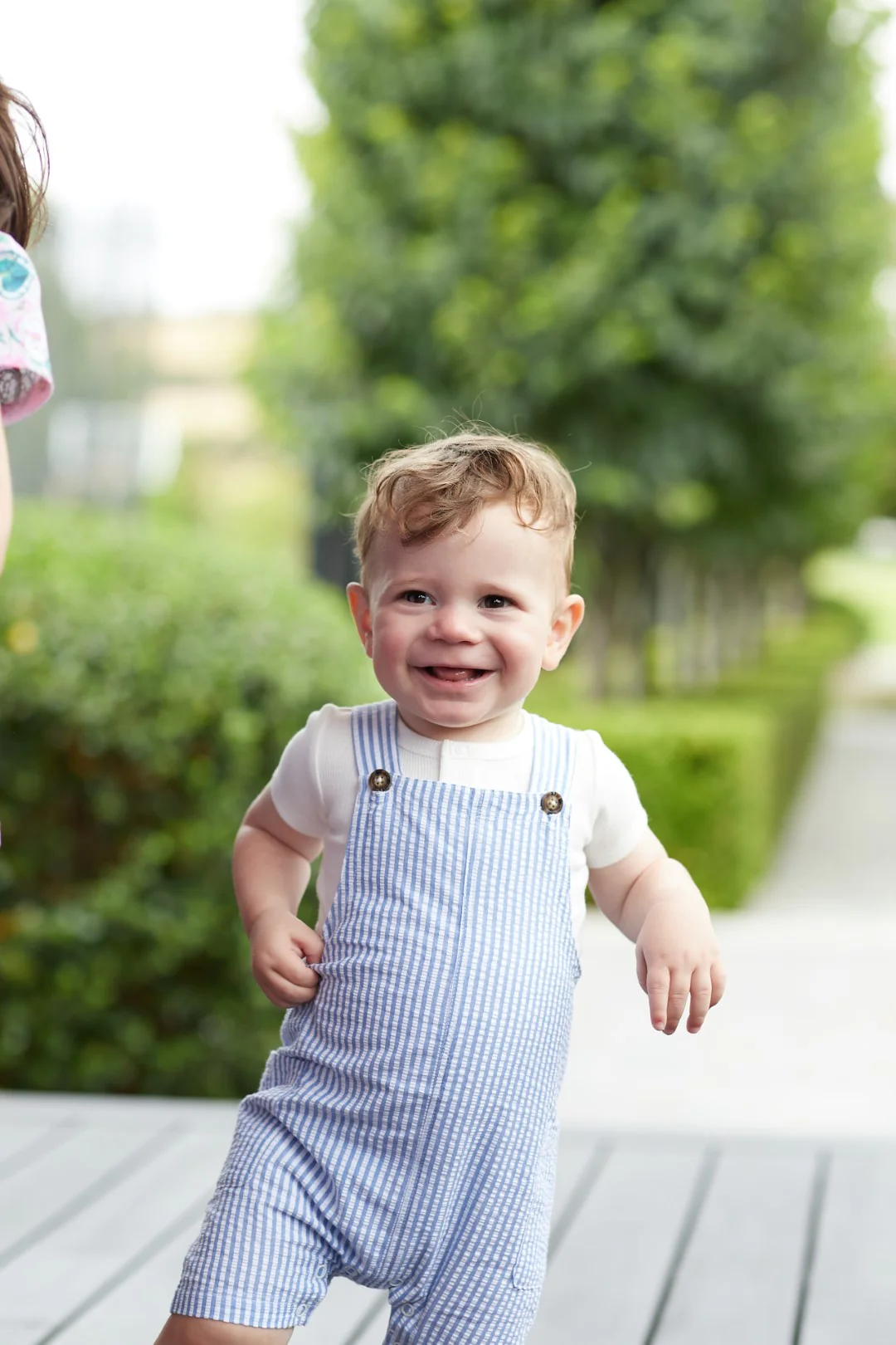 Milky Yacht Stripe Overall - Blue Stripe - Image 2