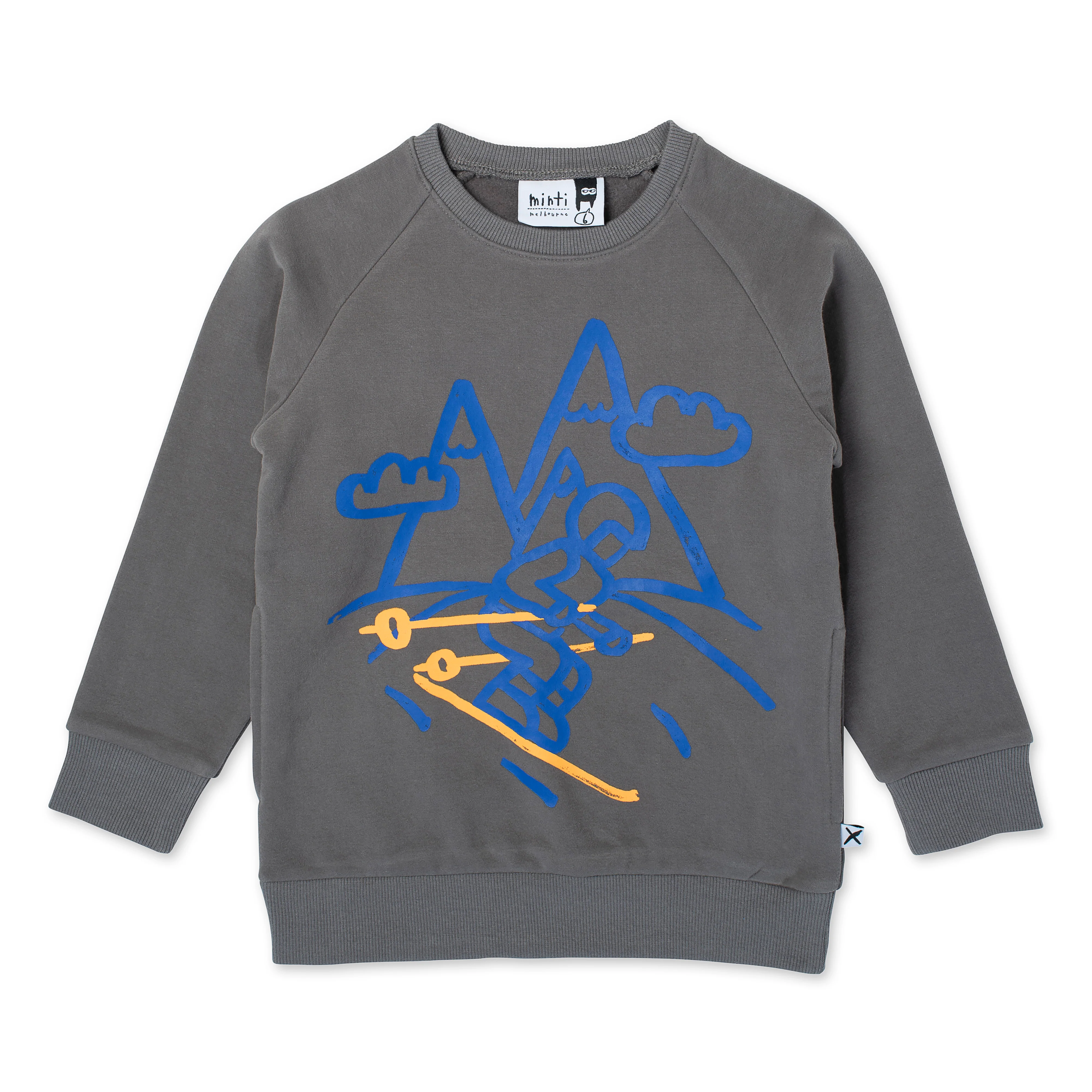 Minti Alpine Furry Crew - Dark Grey - Image 3