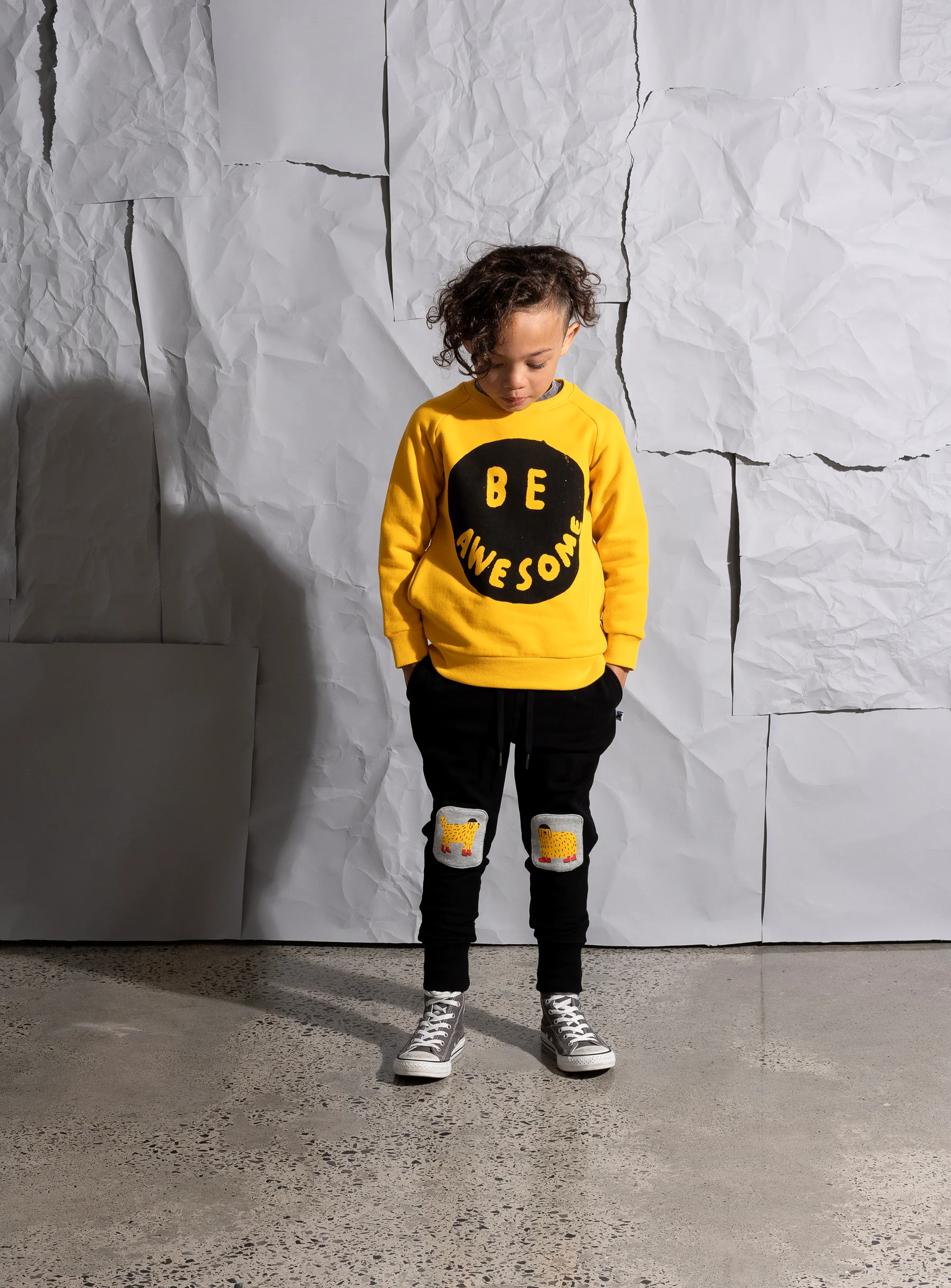 Minti Be Awesome Furry Crew - Mustard - Image 2