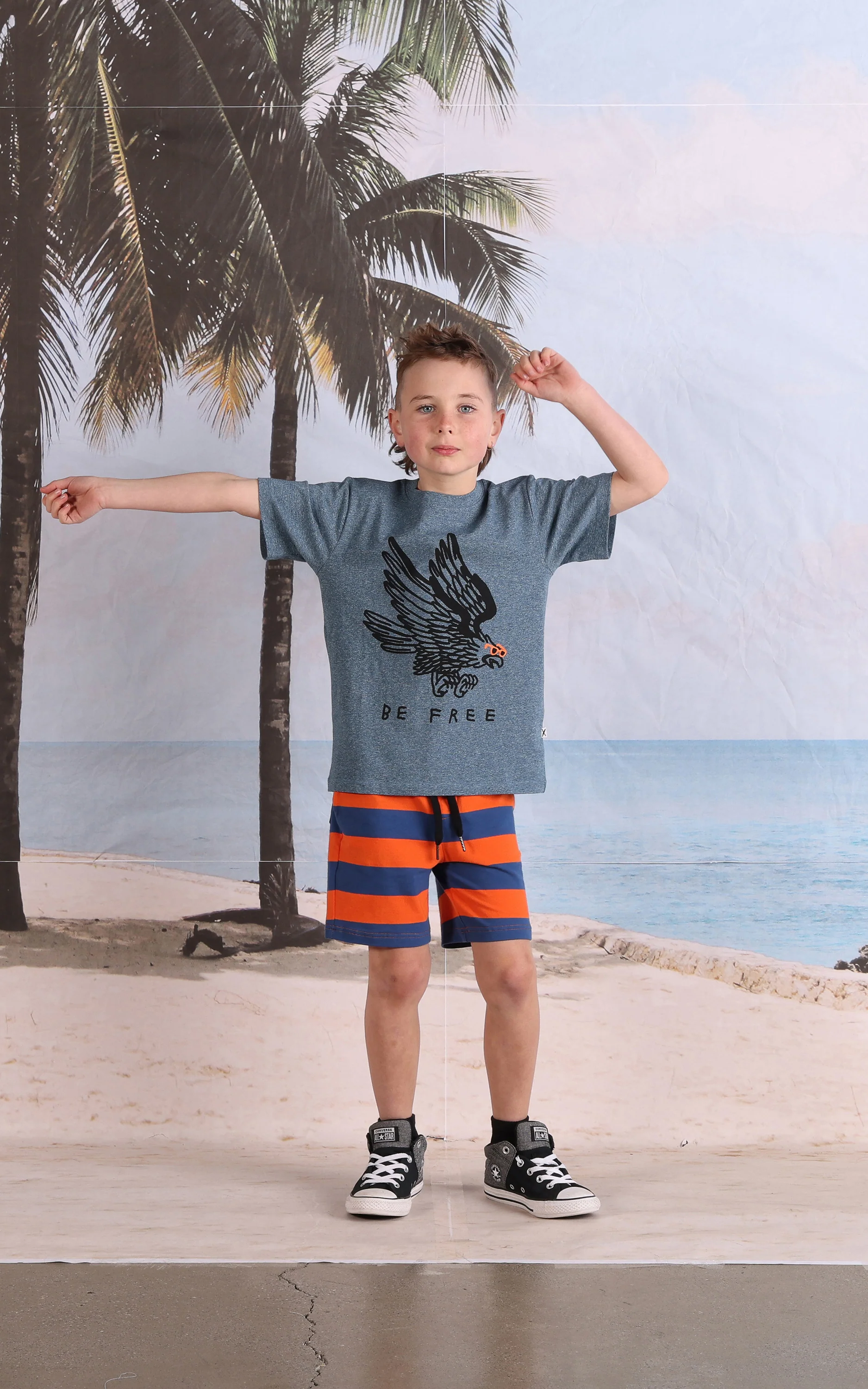Minti Be Free Tee - Midnight Marle - Image 2