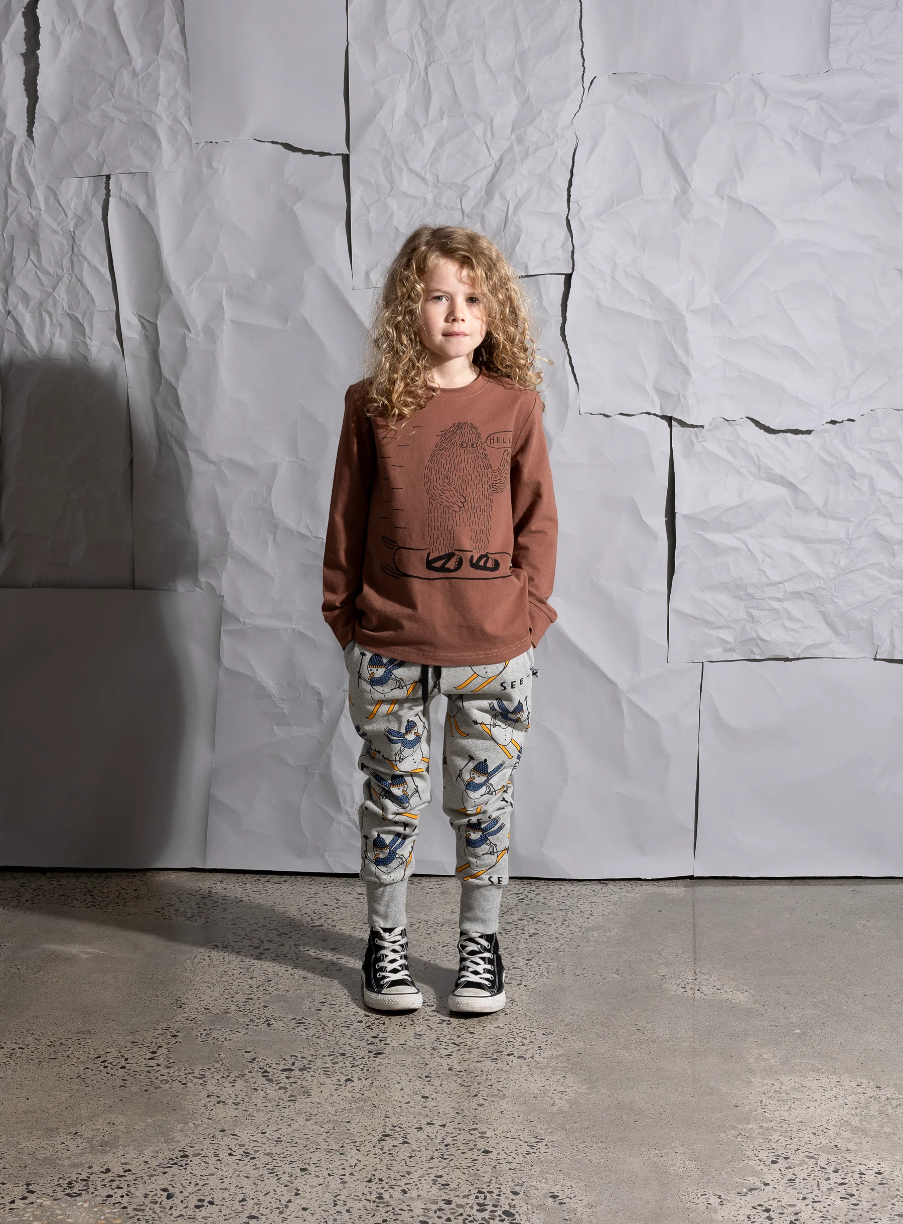 Minti Boarding Bigfoot Tee - Chocolate - Image 5