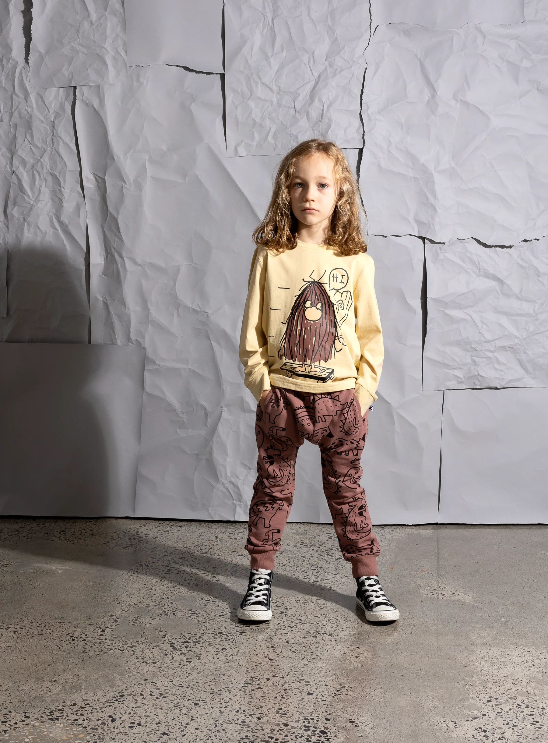 Minti Caveman Skater Tee - Banana - Image 2