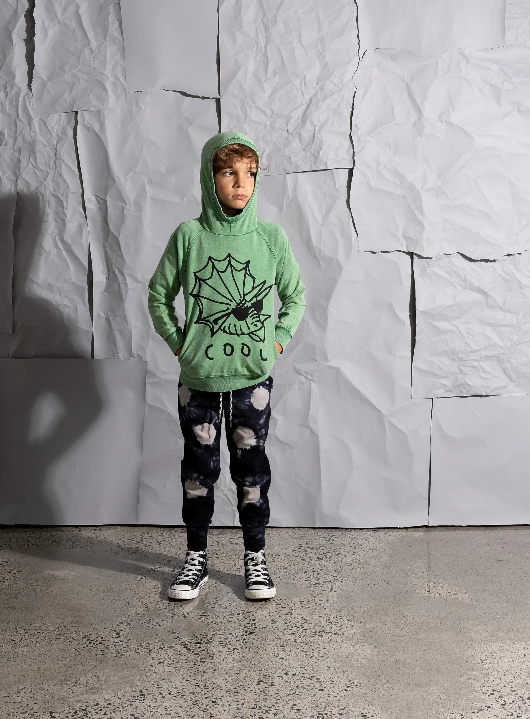 Minti Cool Dino Hood - Turf Wash - Image 3