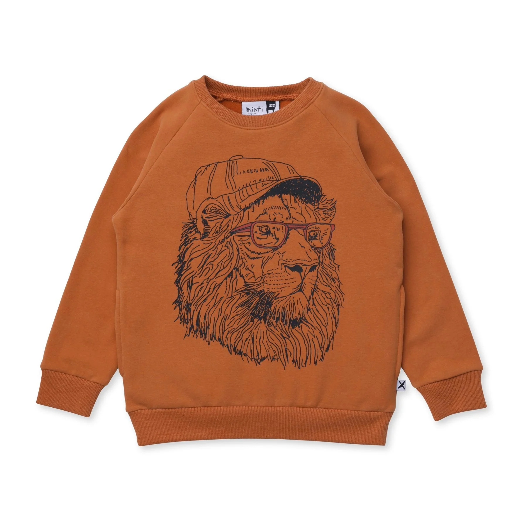 Cool Lion Furry Crew - Burnt Orange