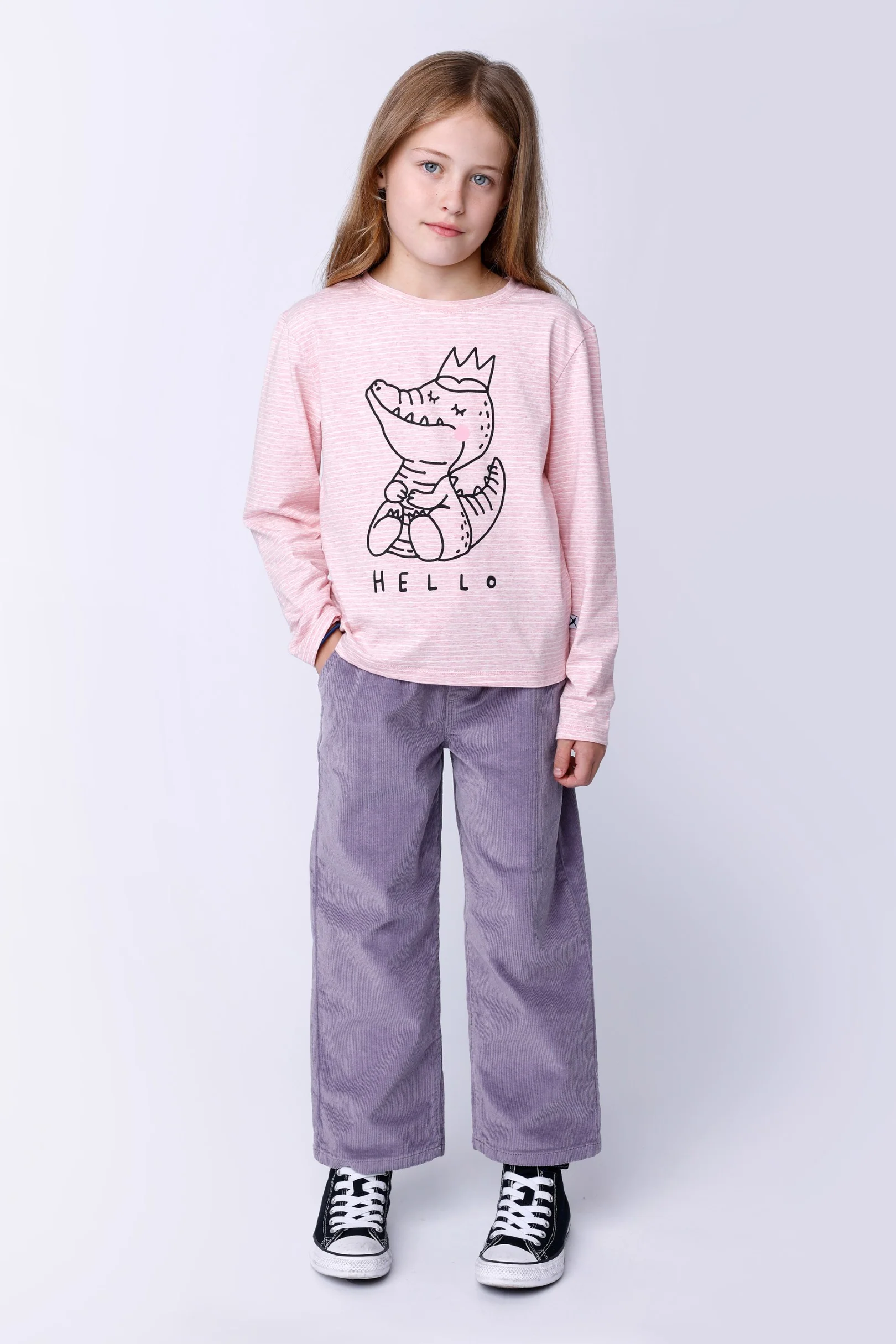 Cosy Cord Pants - Lilac - Image 2