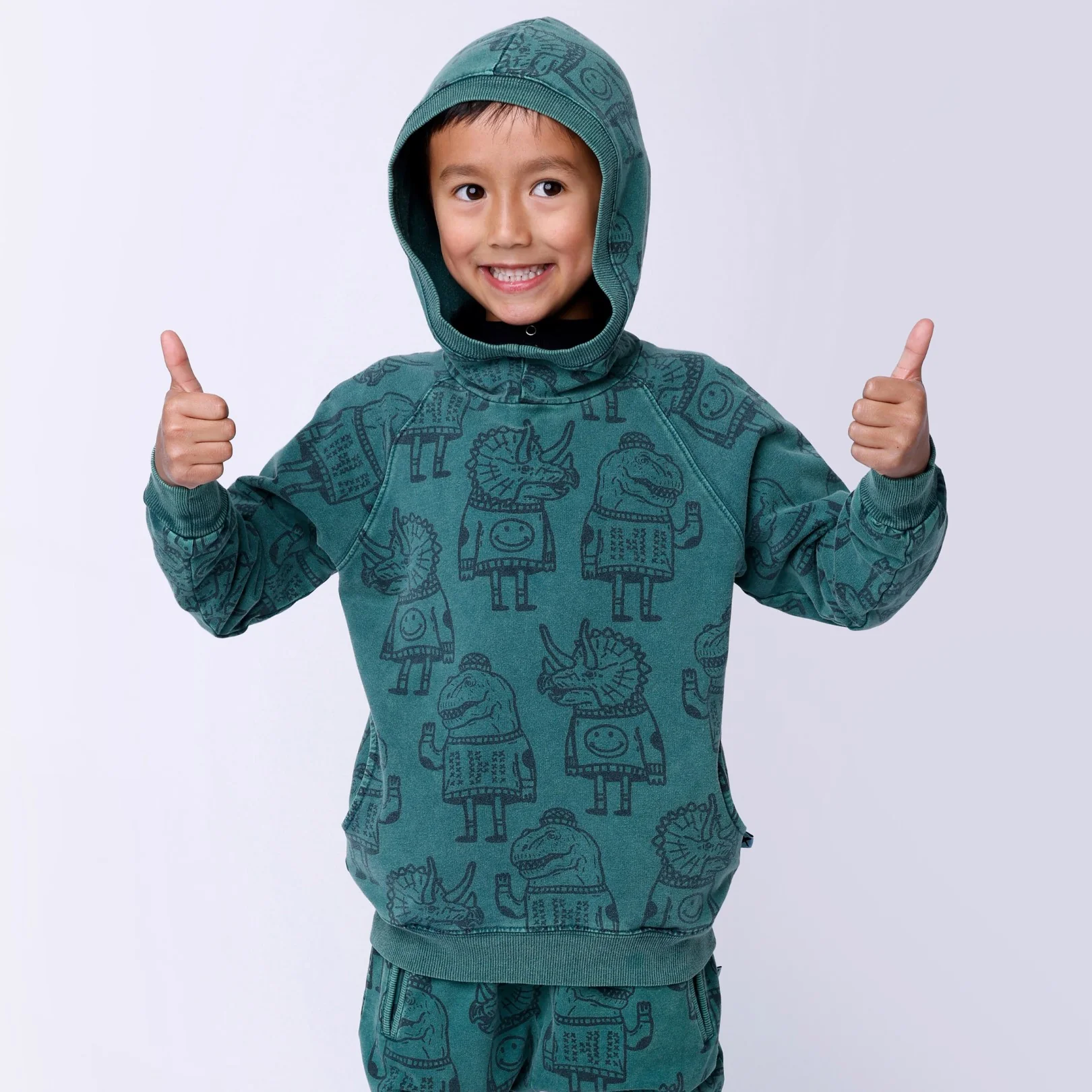 Dino Buddies Hood - Forest Wash - Image 3