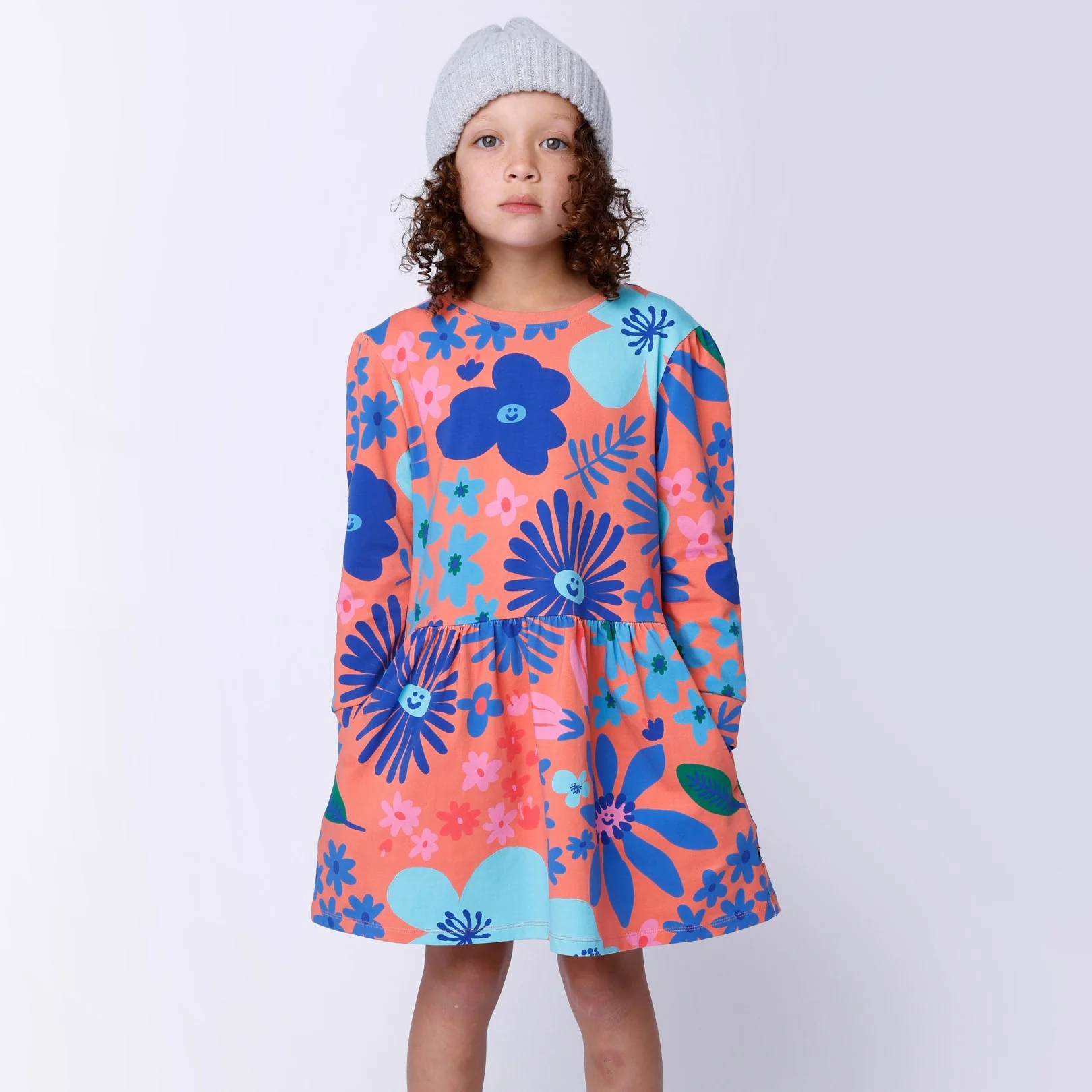 Minti Garden Dress - Apricot - Image 4