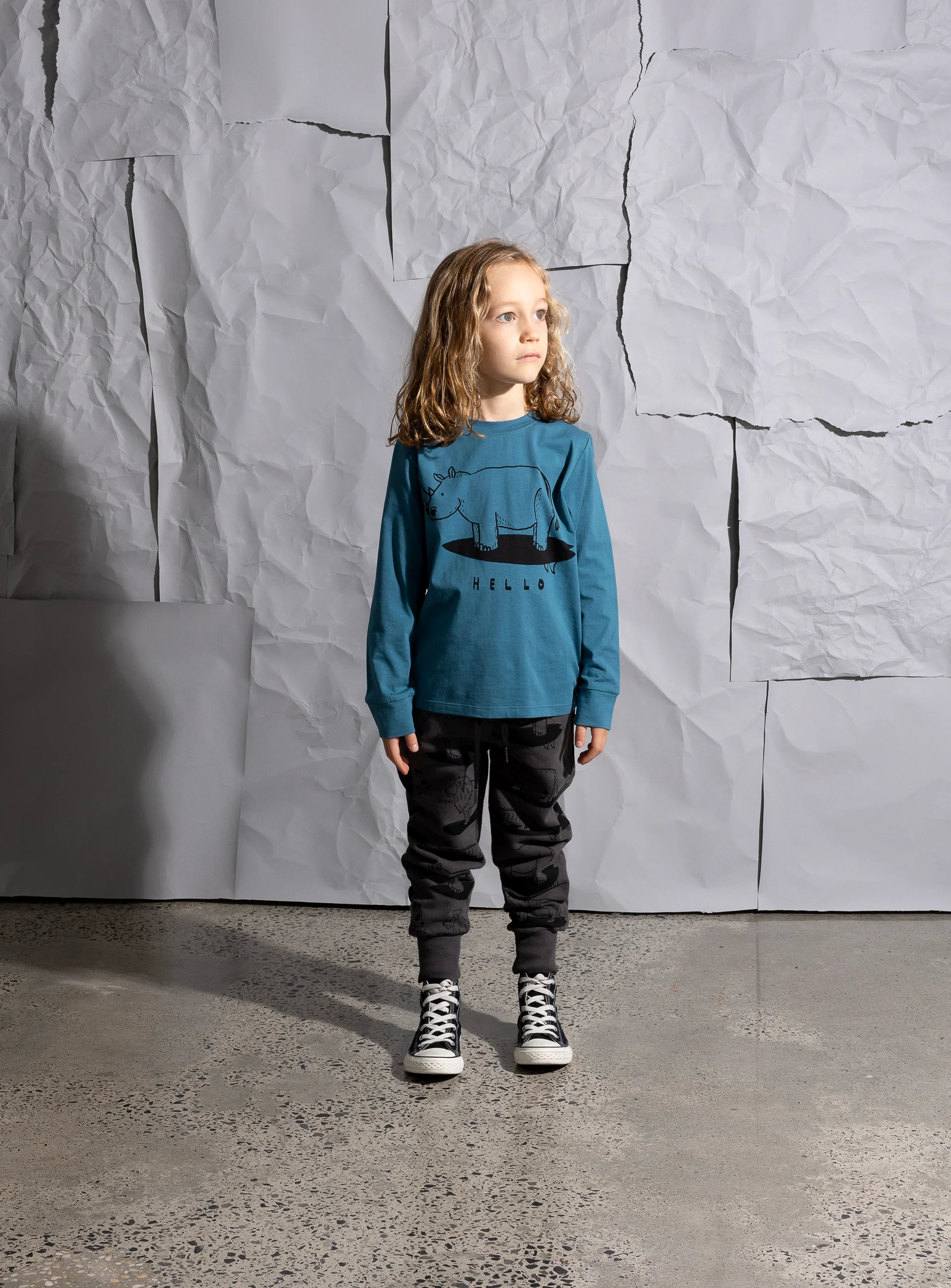 Minti Hello Goodbye Animal Surfers Tee - Forest - Image 4
