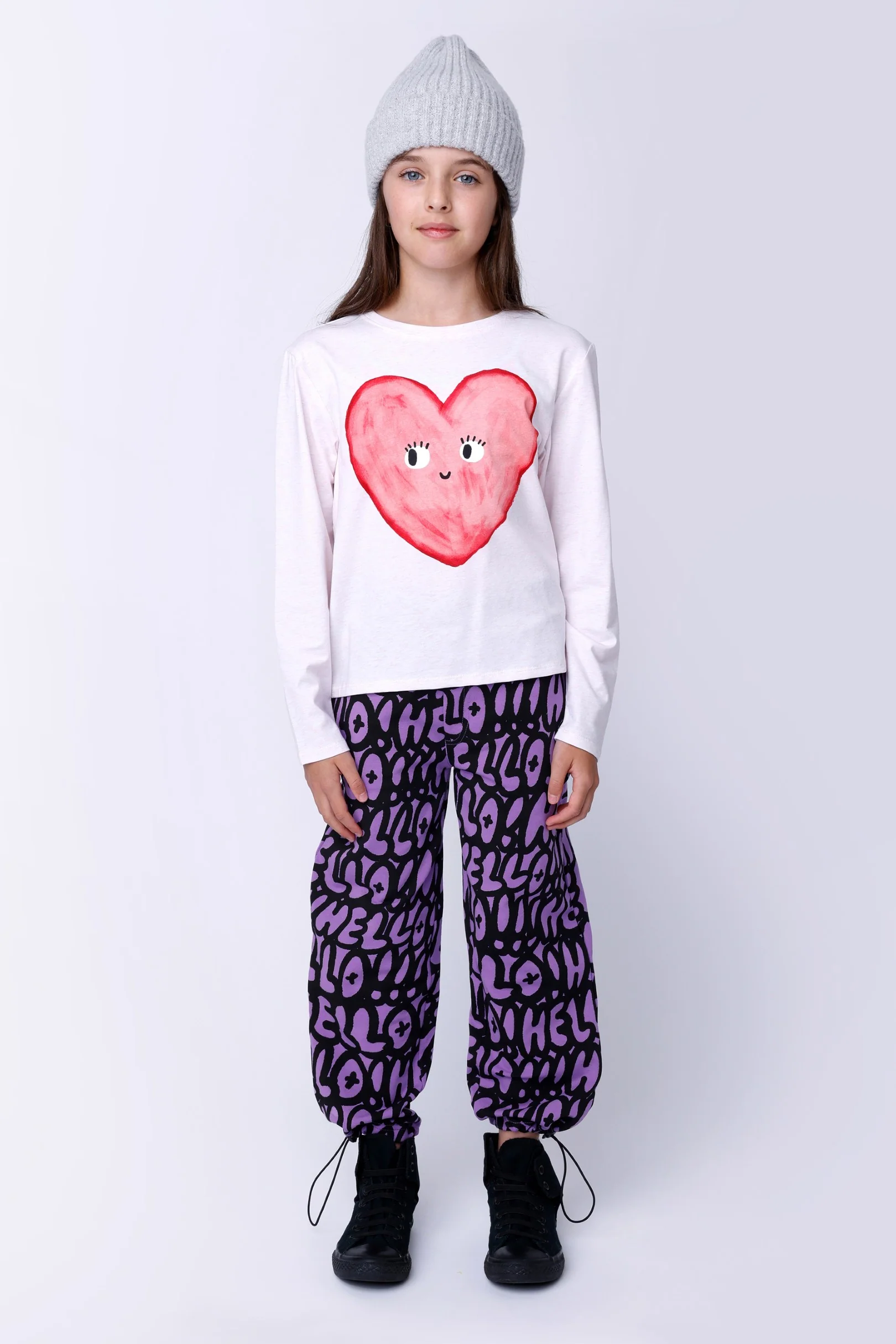 Hello Hello Trackies - Purple - Image 5