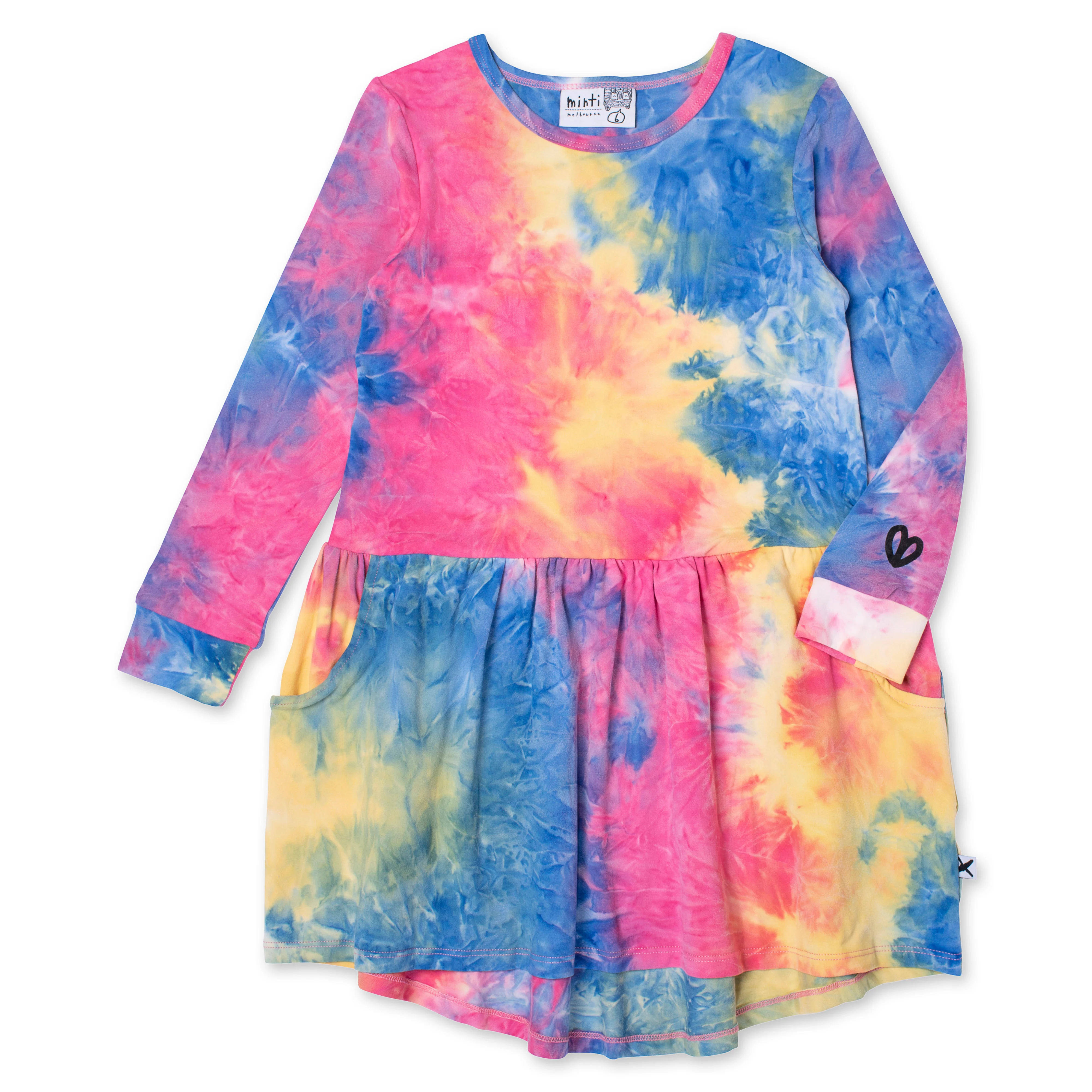 Minti Popsicle Tie Dye Dress - Multi - Image 3