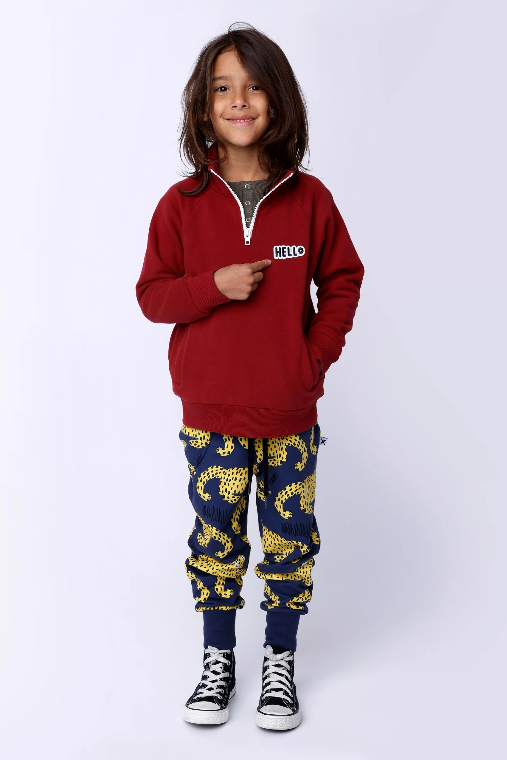 Relaxing Cheetahs Trackies - Dark Blue - Image 5