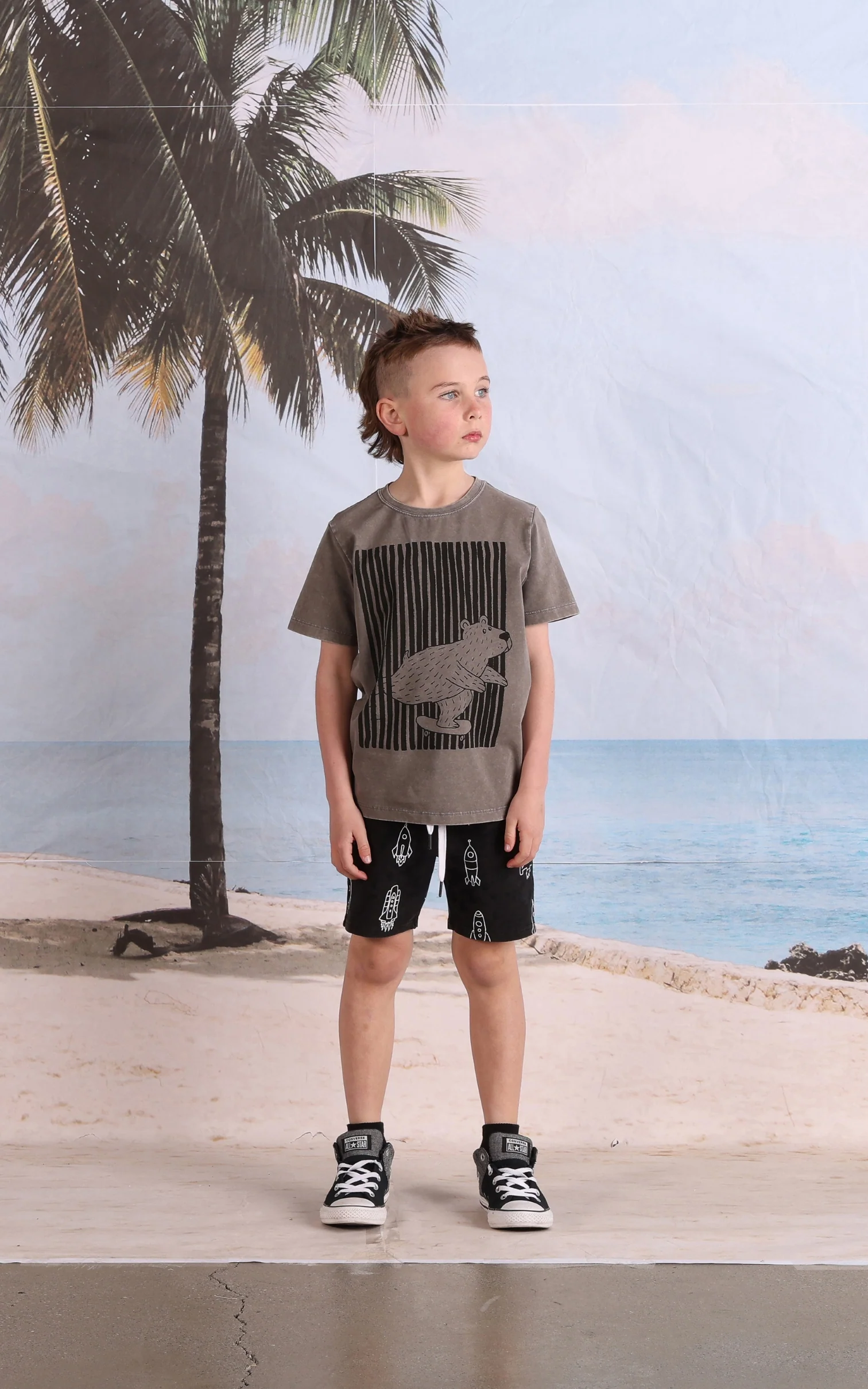 Minti Rockets Short - Black Wash - Image 2