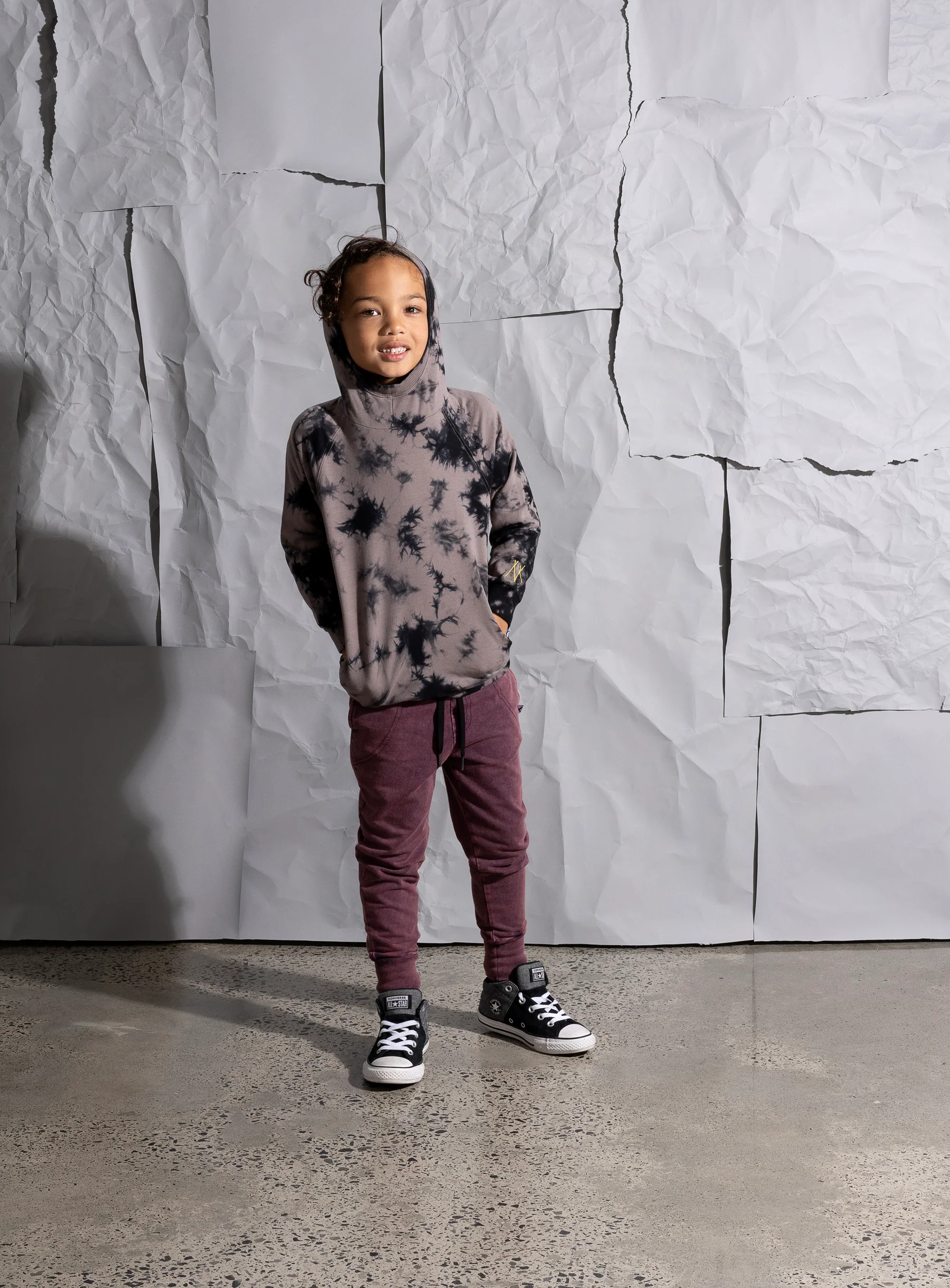 Minti Scattered Hood - Dark Grey - Image 3