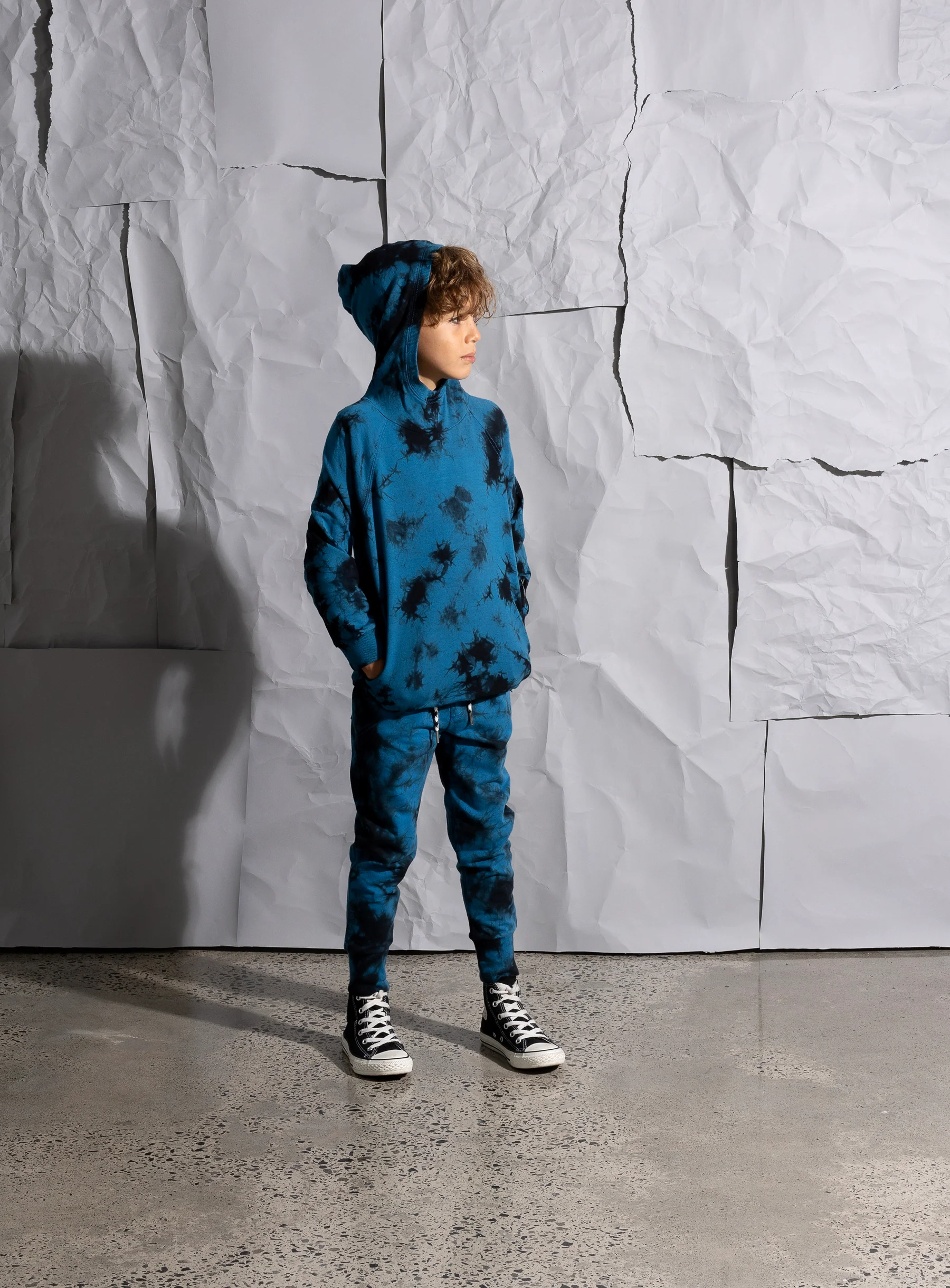 Minti Scattered Hood - Electric Blue - Image 4