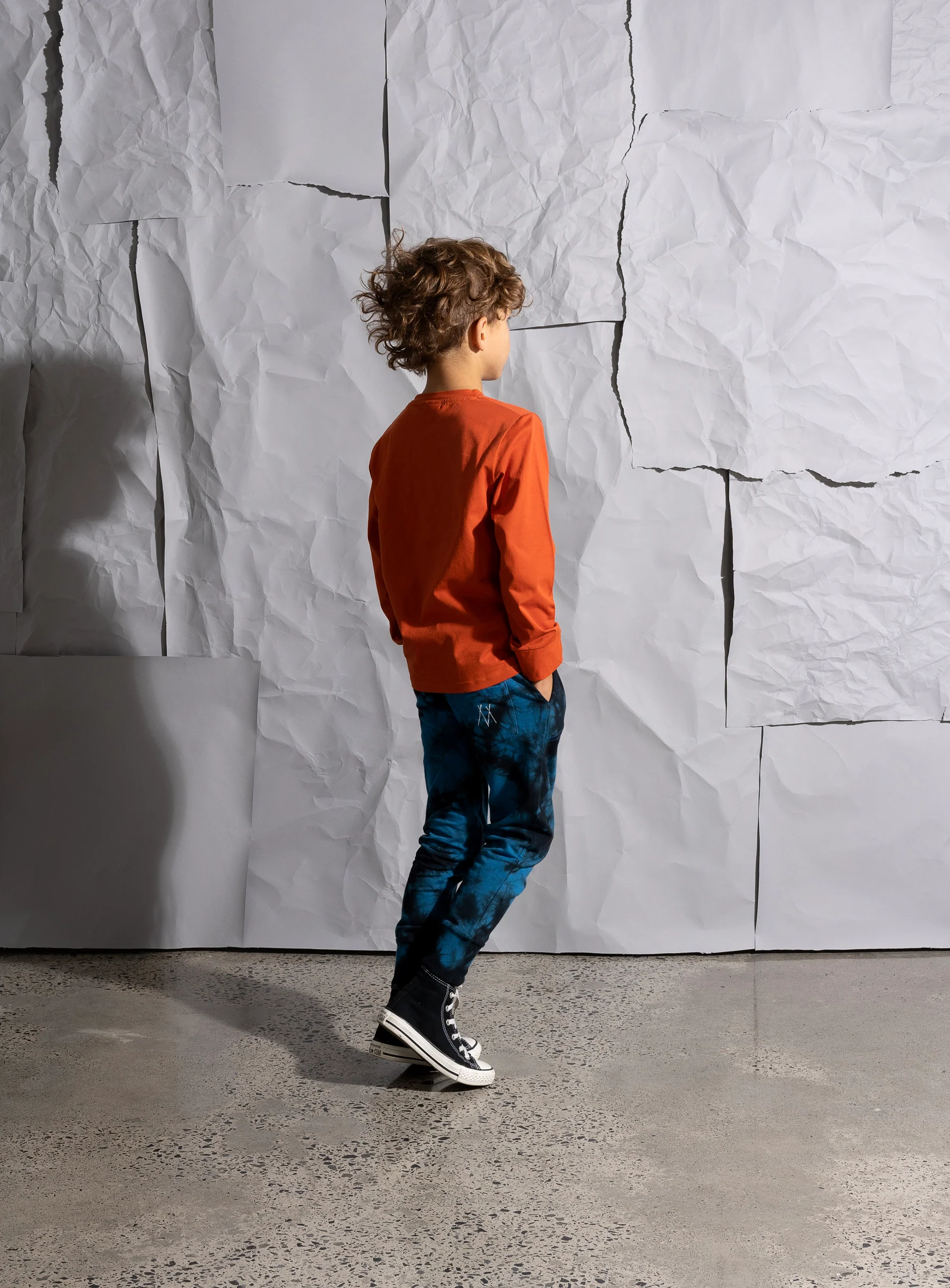 Minti Scattered Trackies - Electric Blue - Image 5