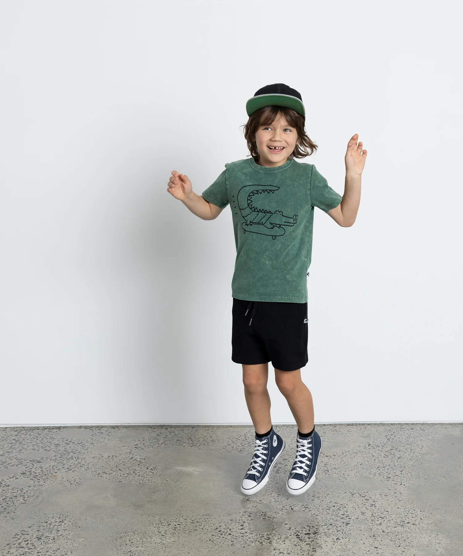 Minti Skate Croc Tee - Jungle Wash - Image 3