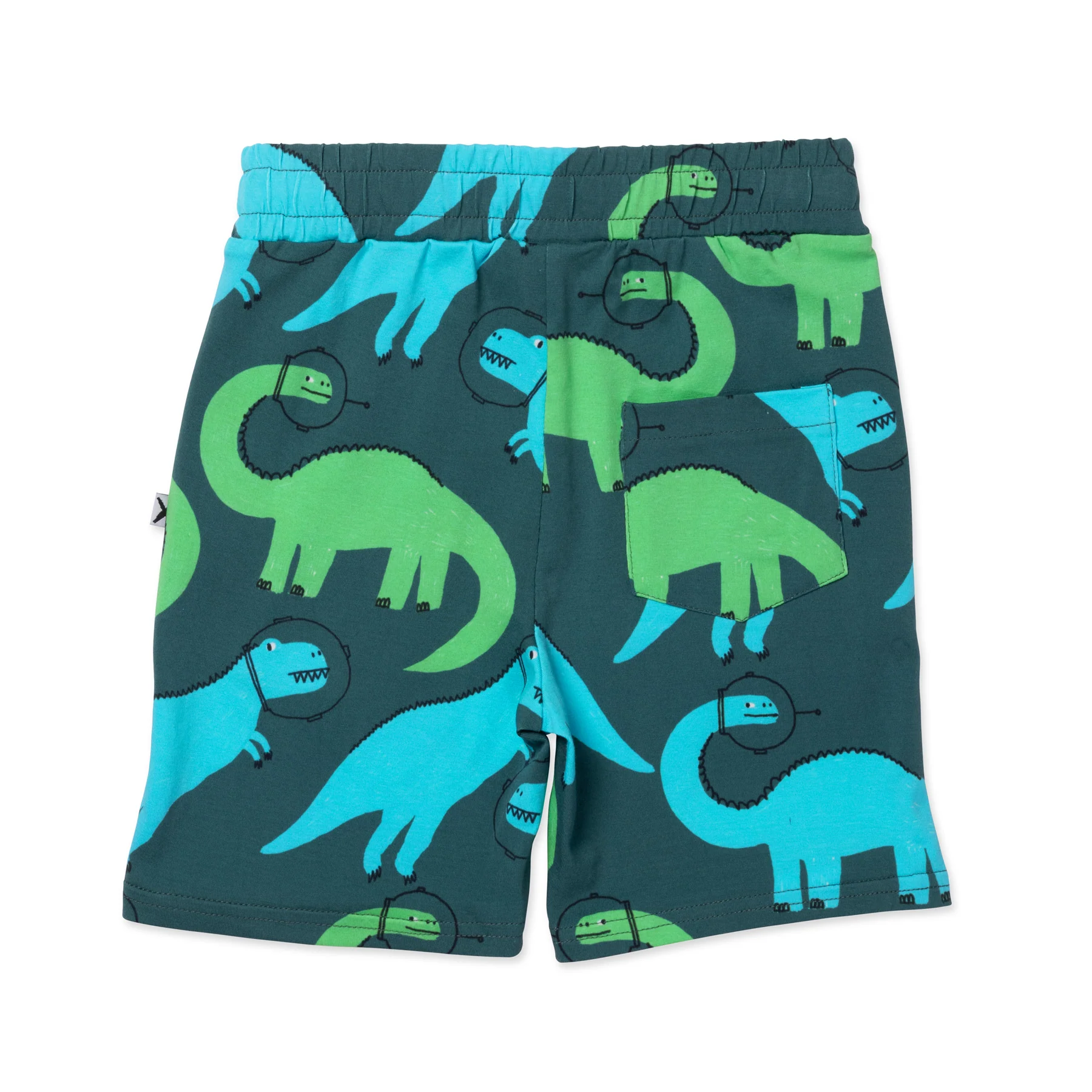 Minti Space Dinos Short - Dark Green - Image 3
