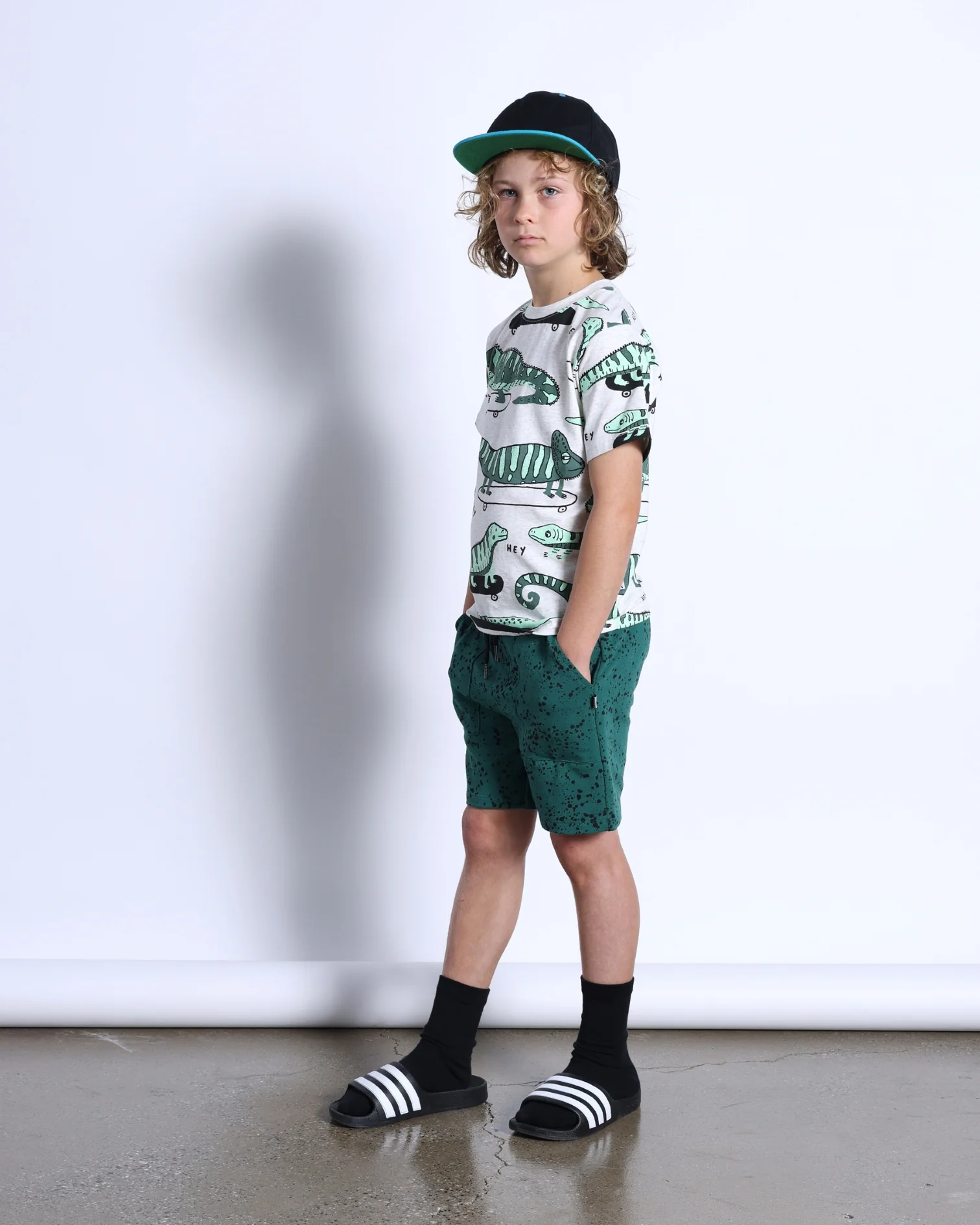 Minti Speckle Short - Green - Image 2