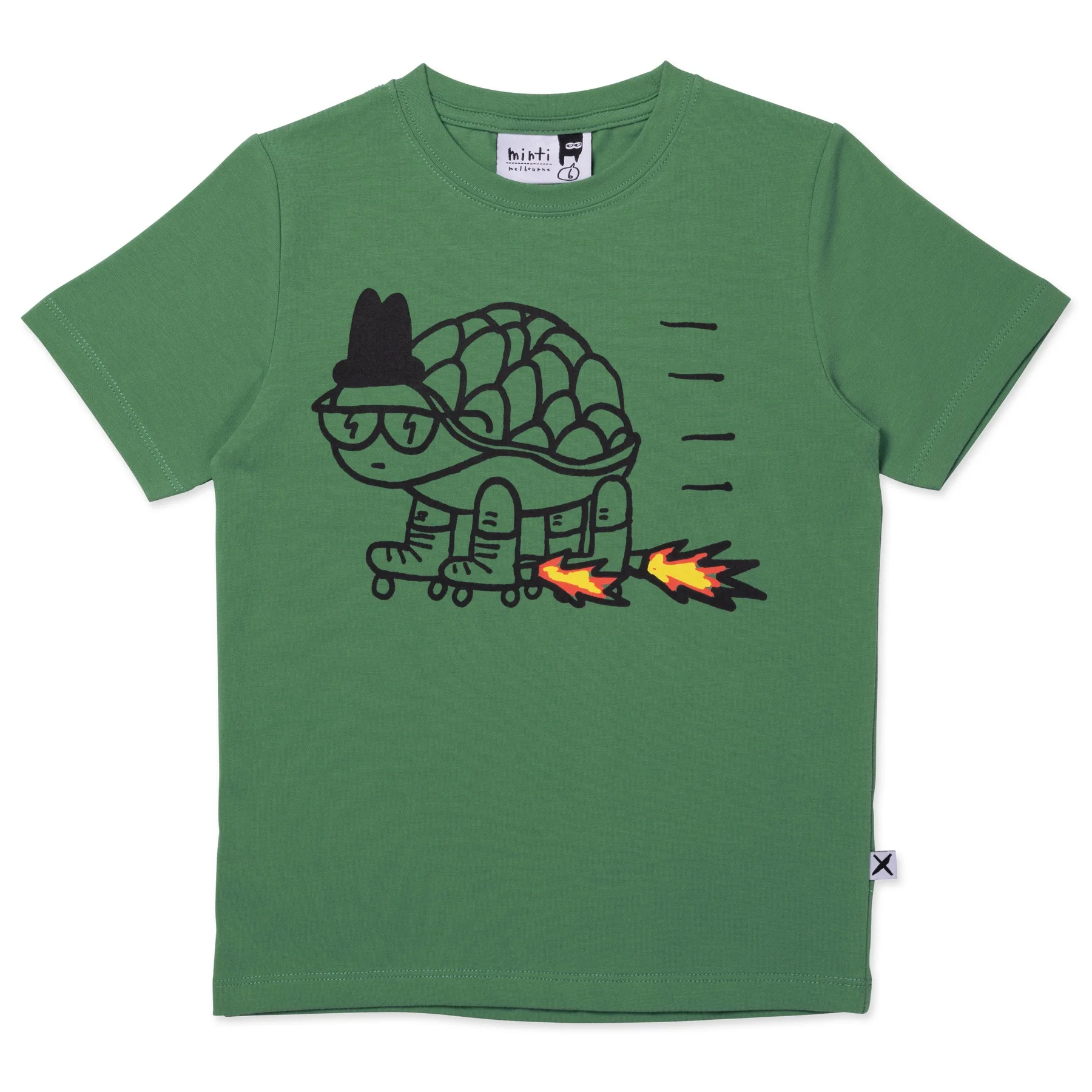 Minti Speedy Turtle Tee - Turf