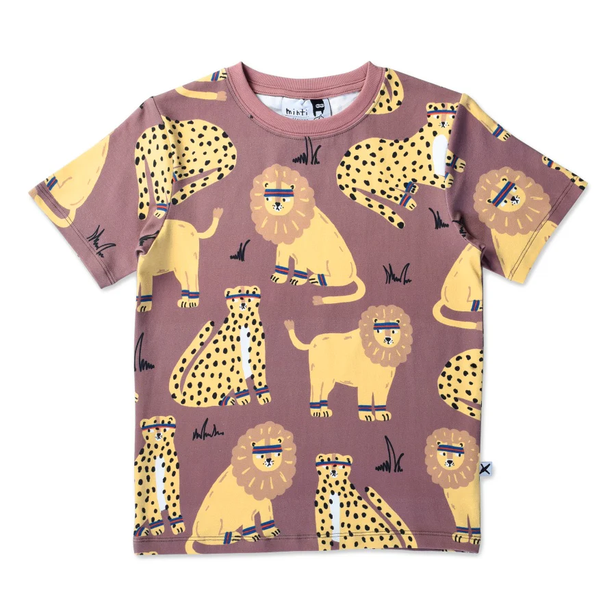Minti Sporty Cubs Tee - Chocolate