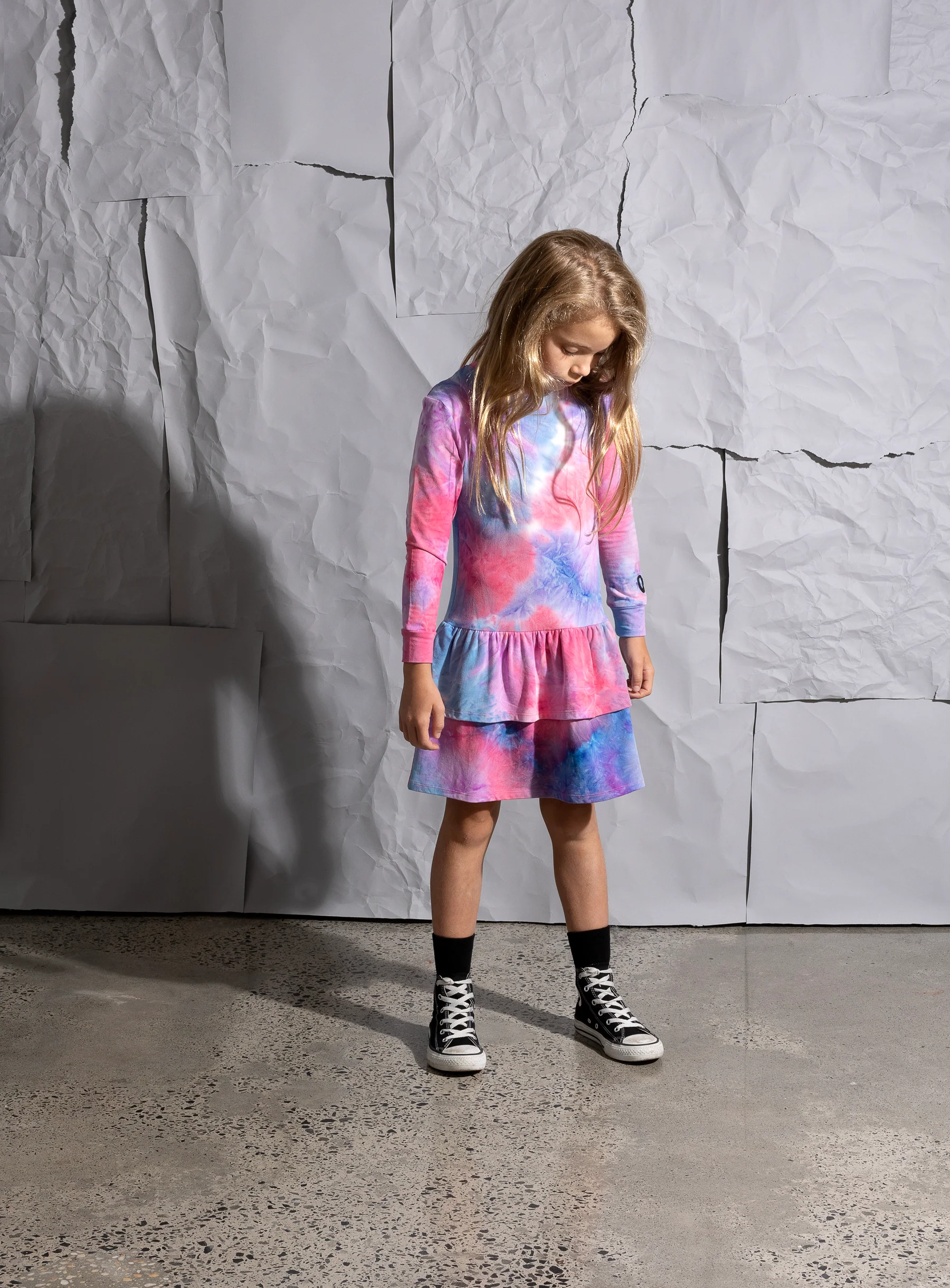 Minti Sundae Tie Dye Dress - Multi - Image 4
