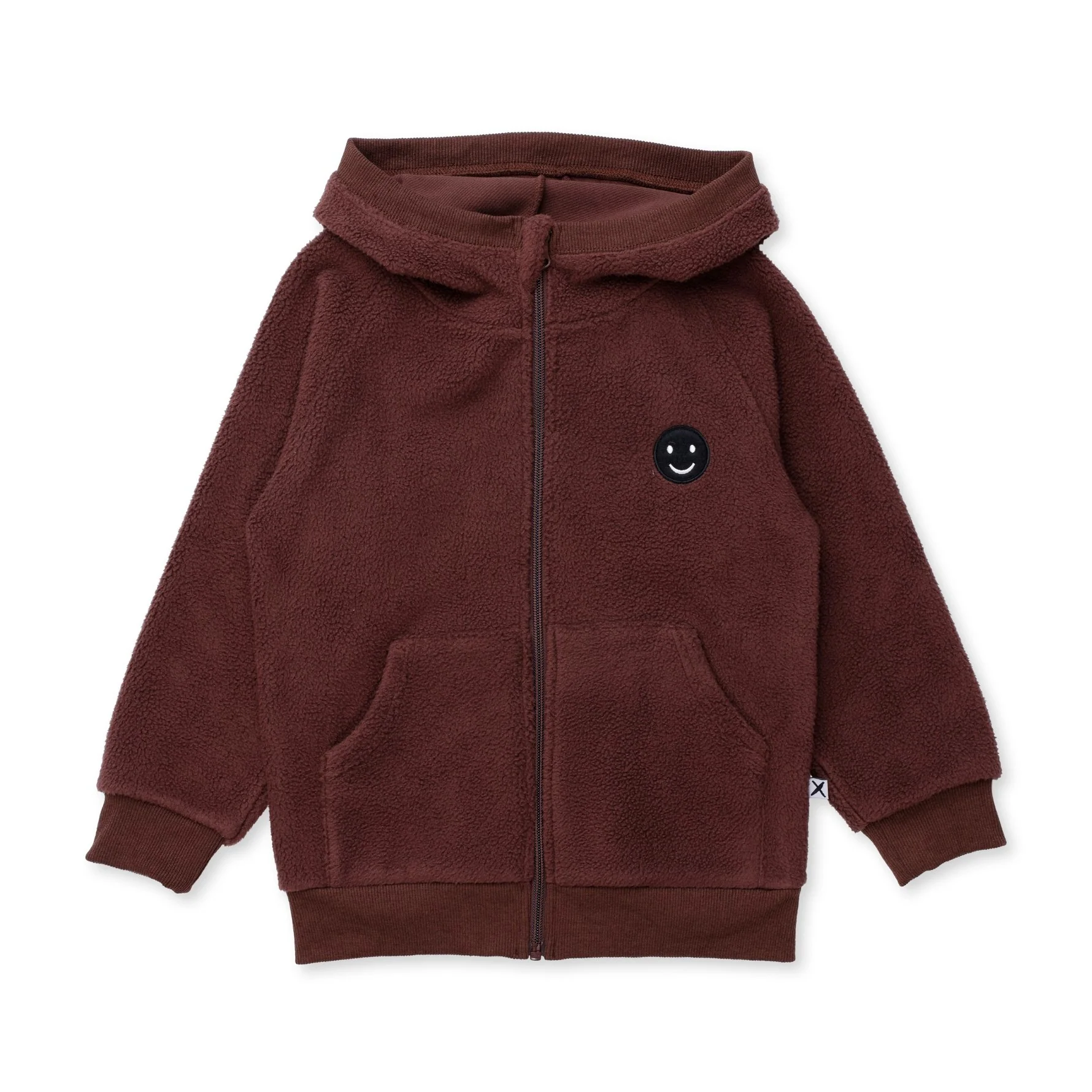 Teddy Zip Up - Chocolate