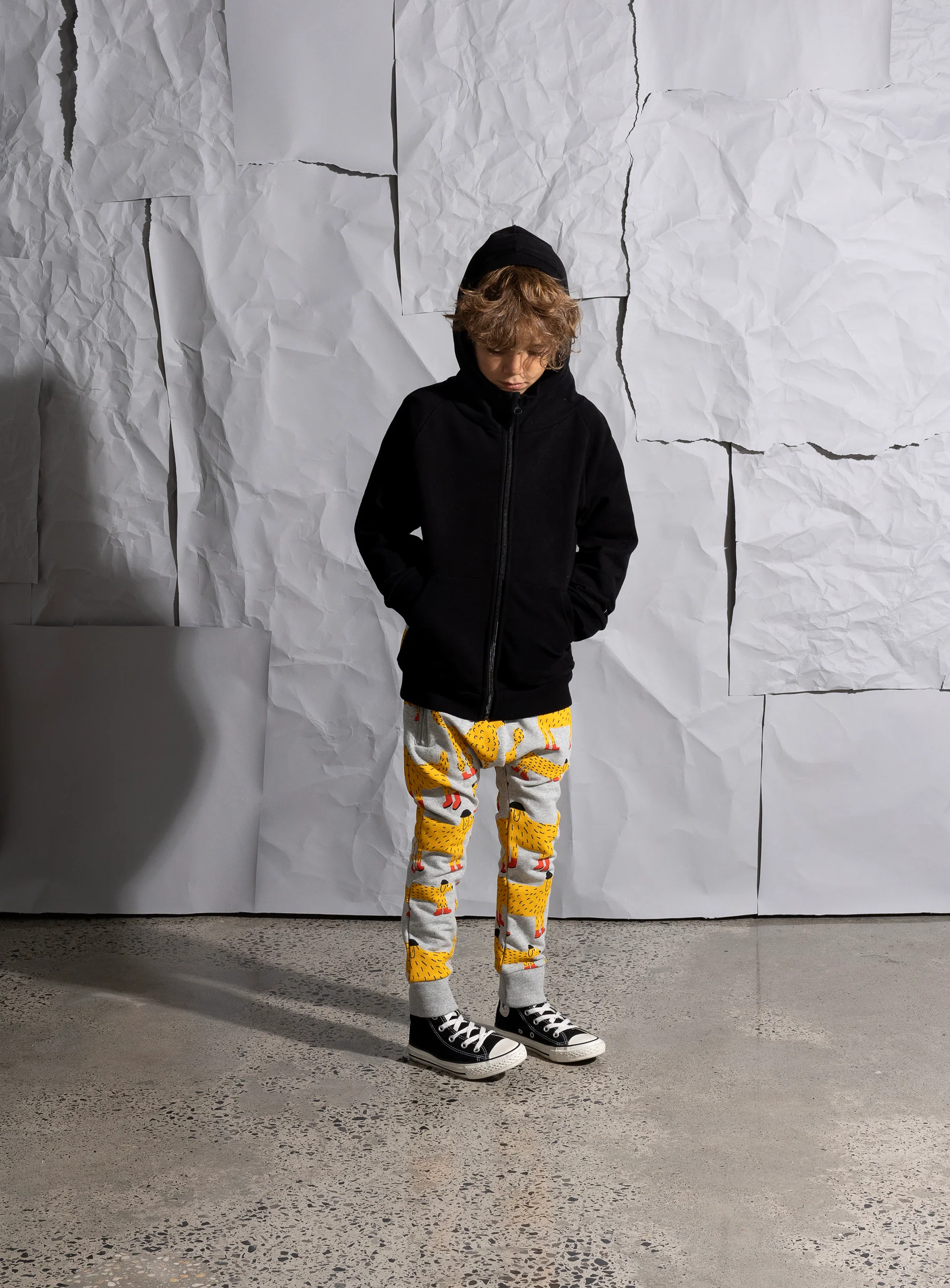 Minti Warm Dogs Furry Trackies - Grey Marle - Image 4