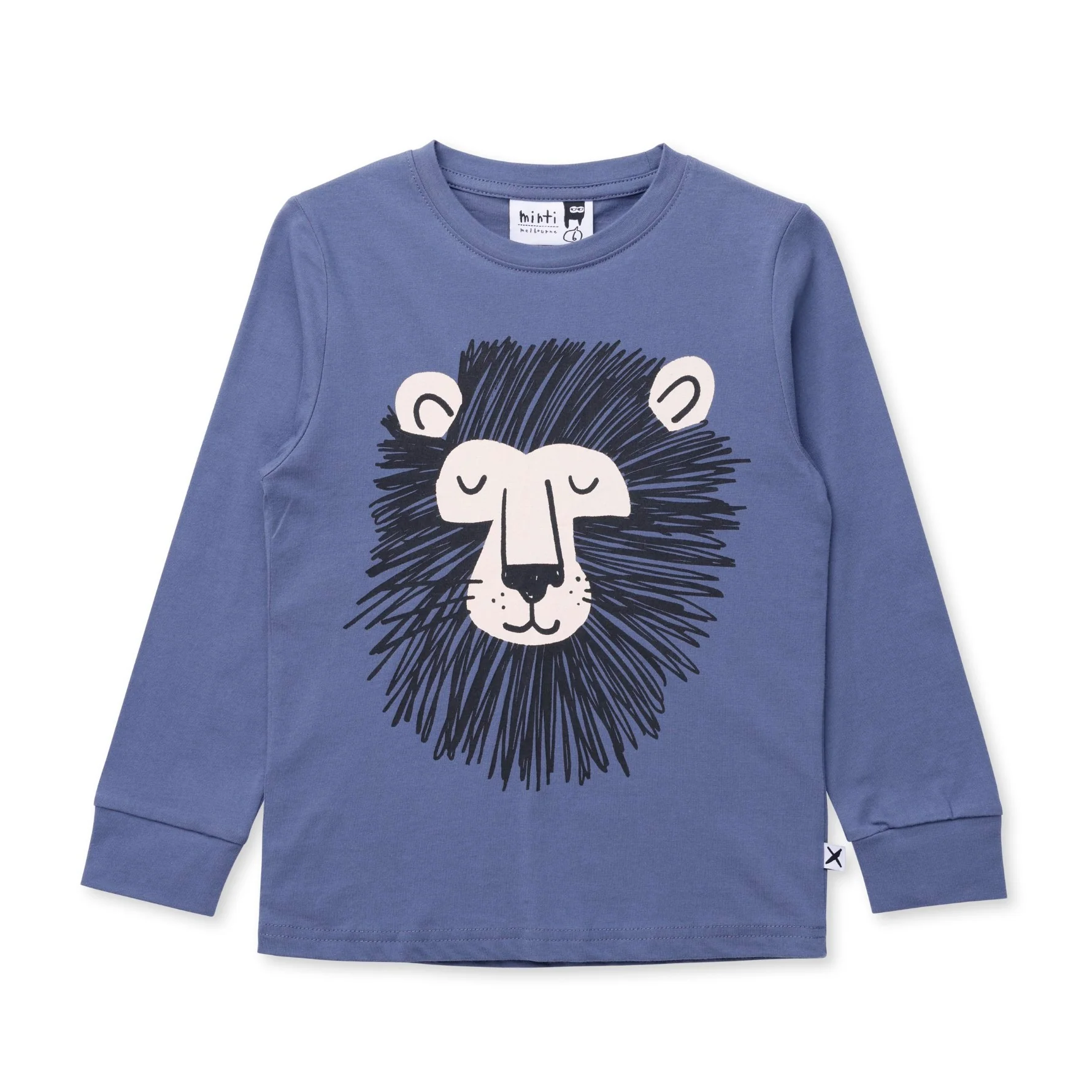 Wild Lion Tee - Midnight