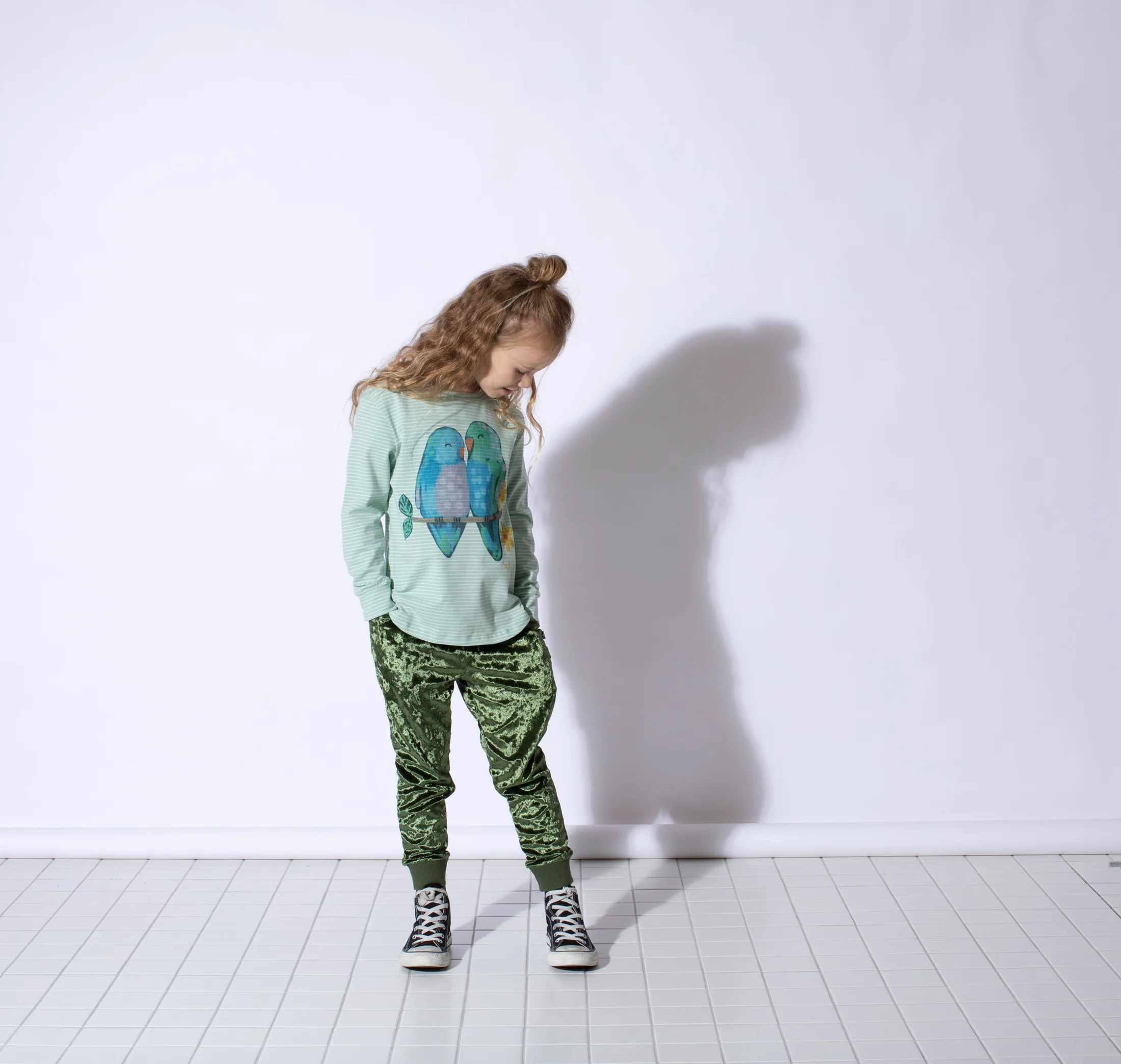 Minti Velvet Trackies - Olive - Image 5