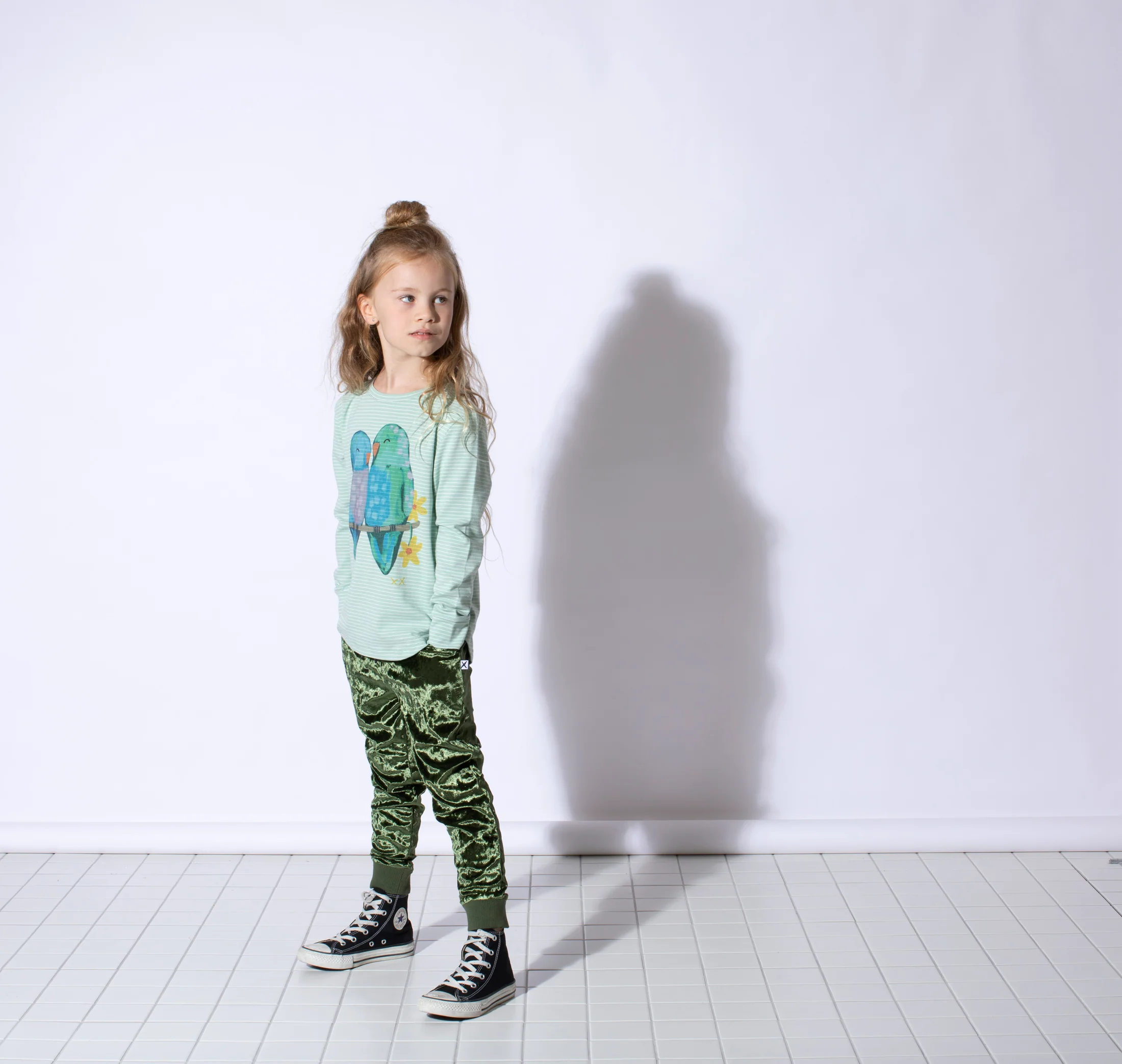 Minti Velvet Trackies - Olive - Image 6
