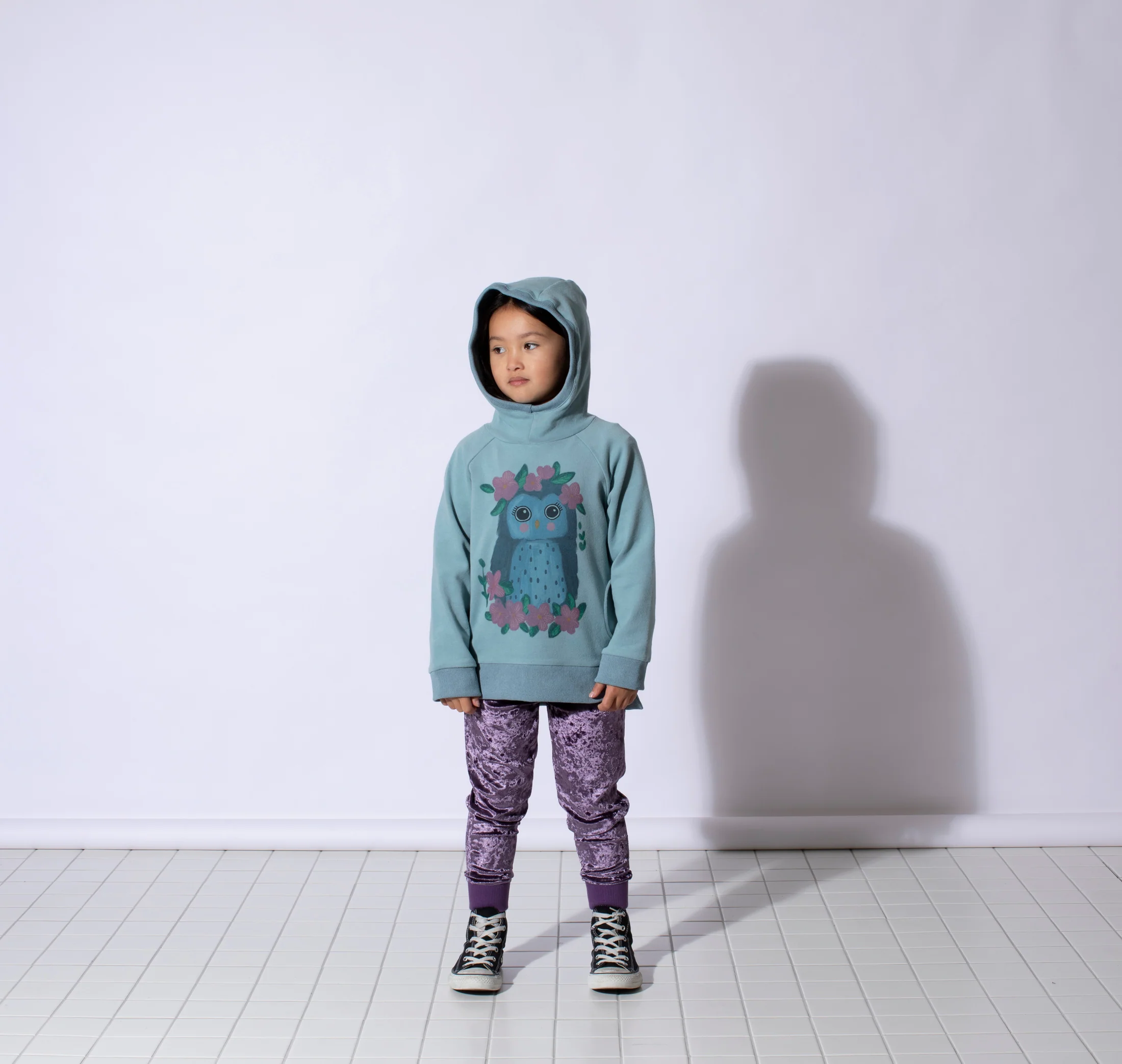 Minti Velvet Trackies - Violet - Image 3