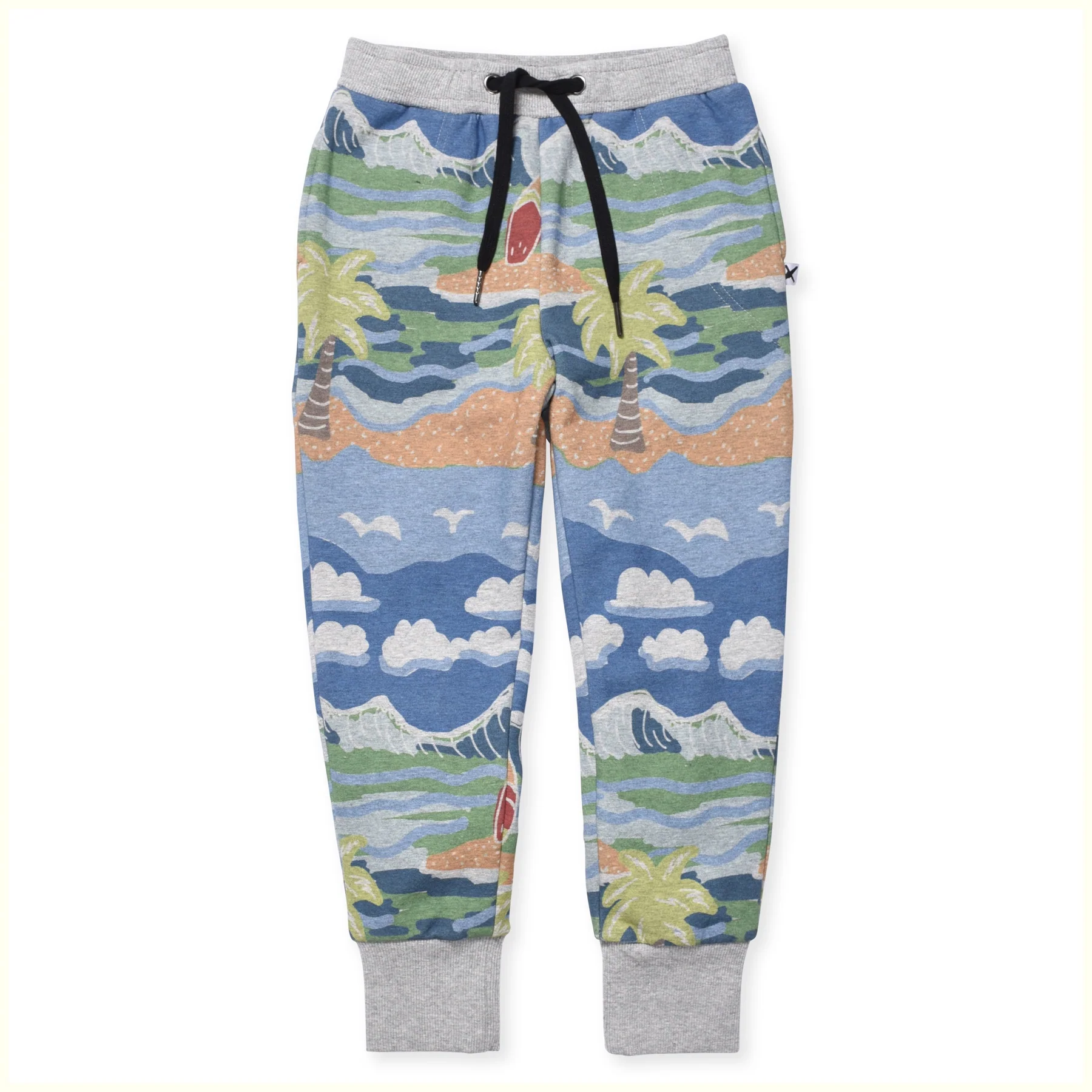 Minti Beachy Furry Trackies - Grey Marle