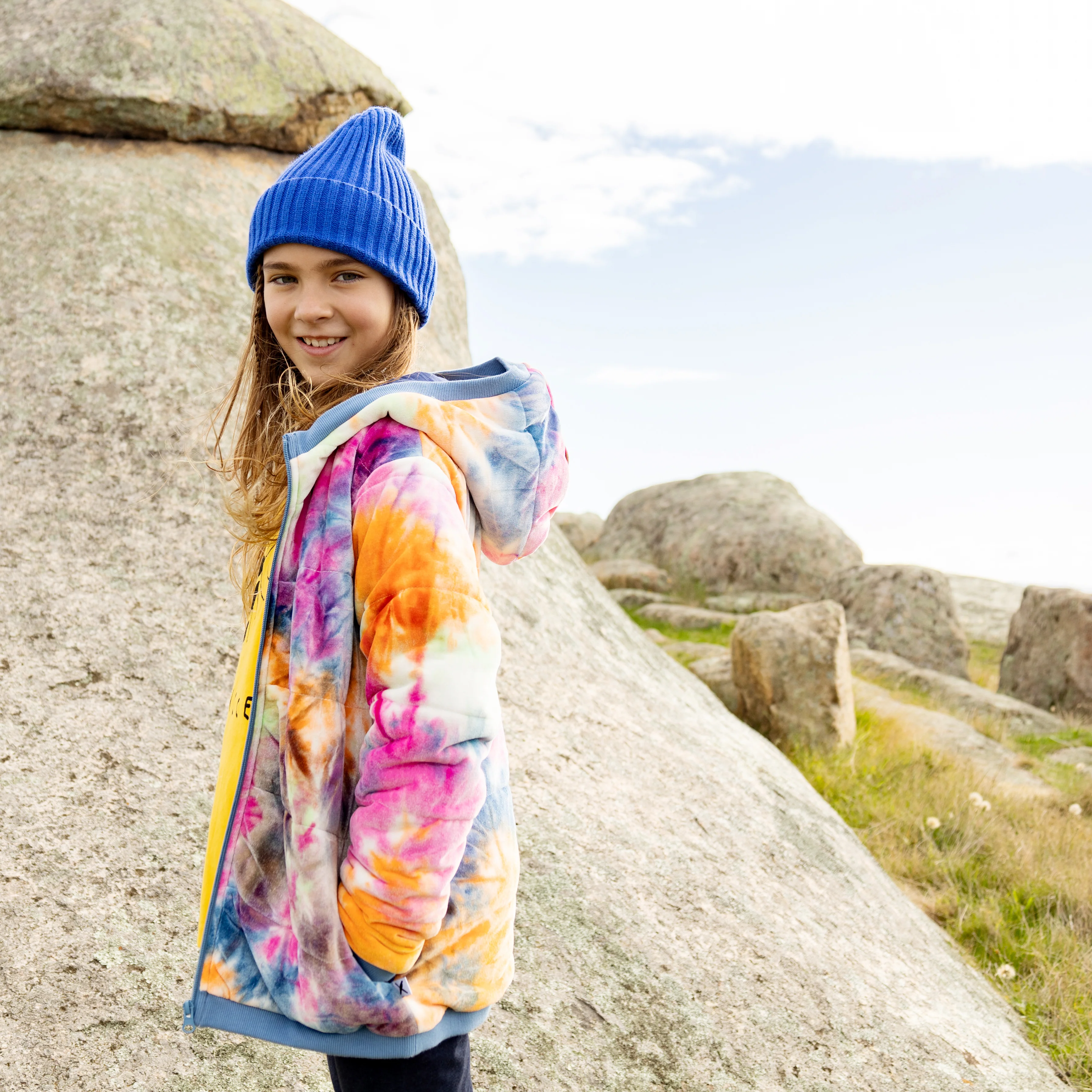 Minti Magic Padded Velvet Jacket - Multi - Image 5
