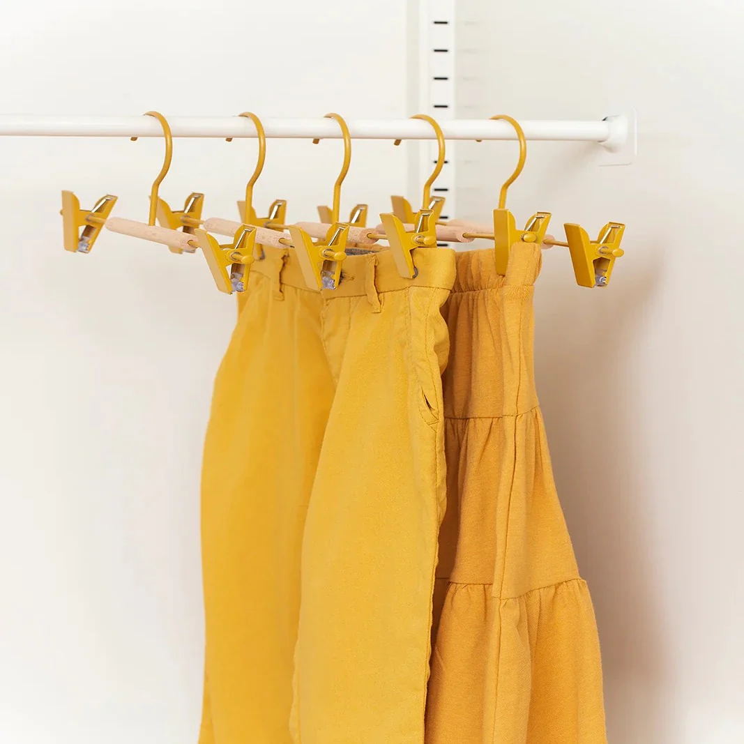 Kids Clip Hangers - Mustard - Image 2