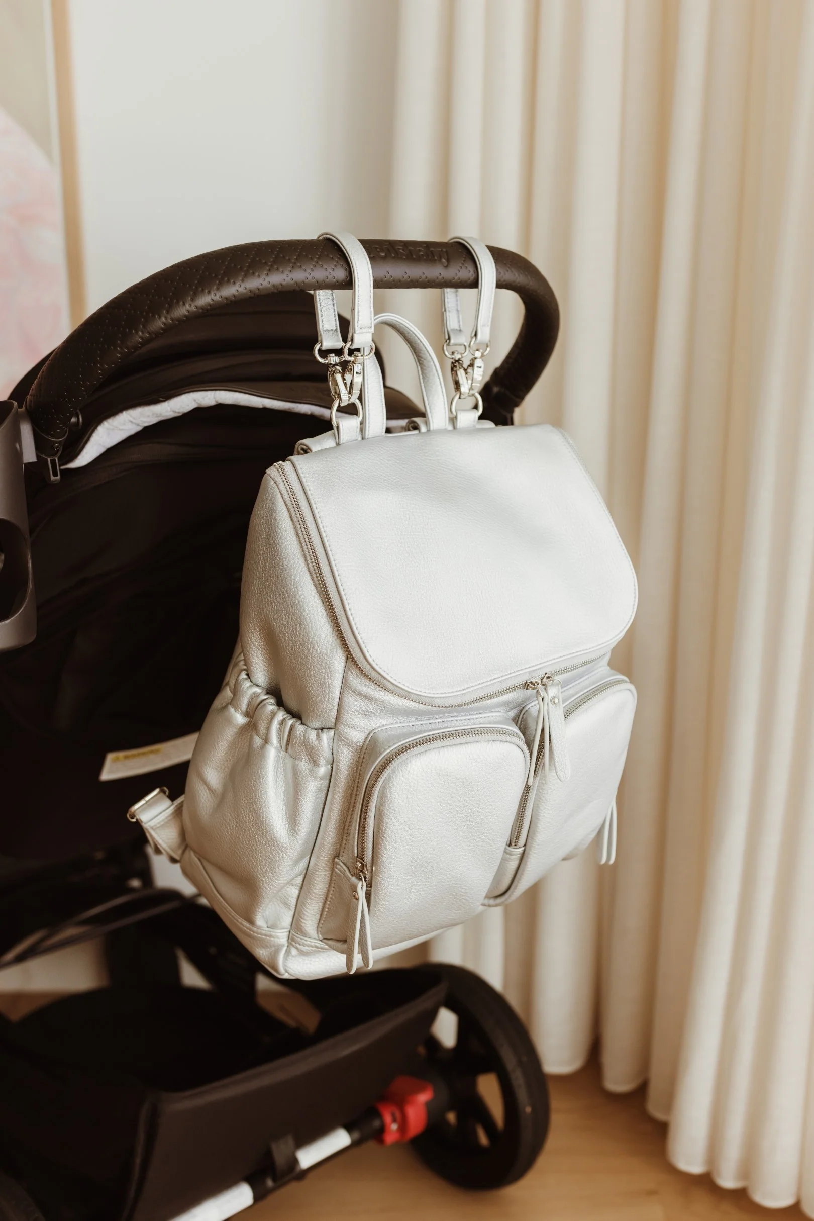 Nappy Backpack - Silver Dimple - Image 3
