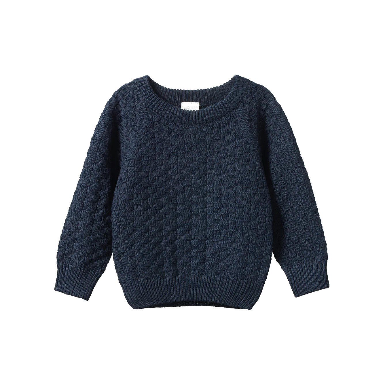 Billy Jumper - Navy Basket Knit