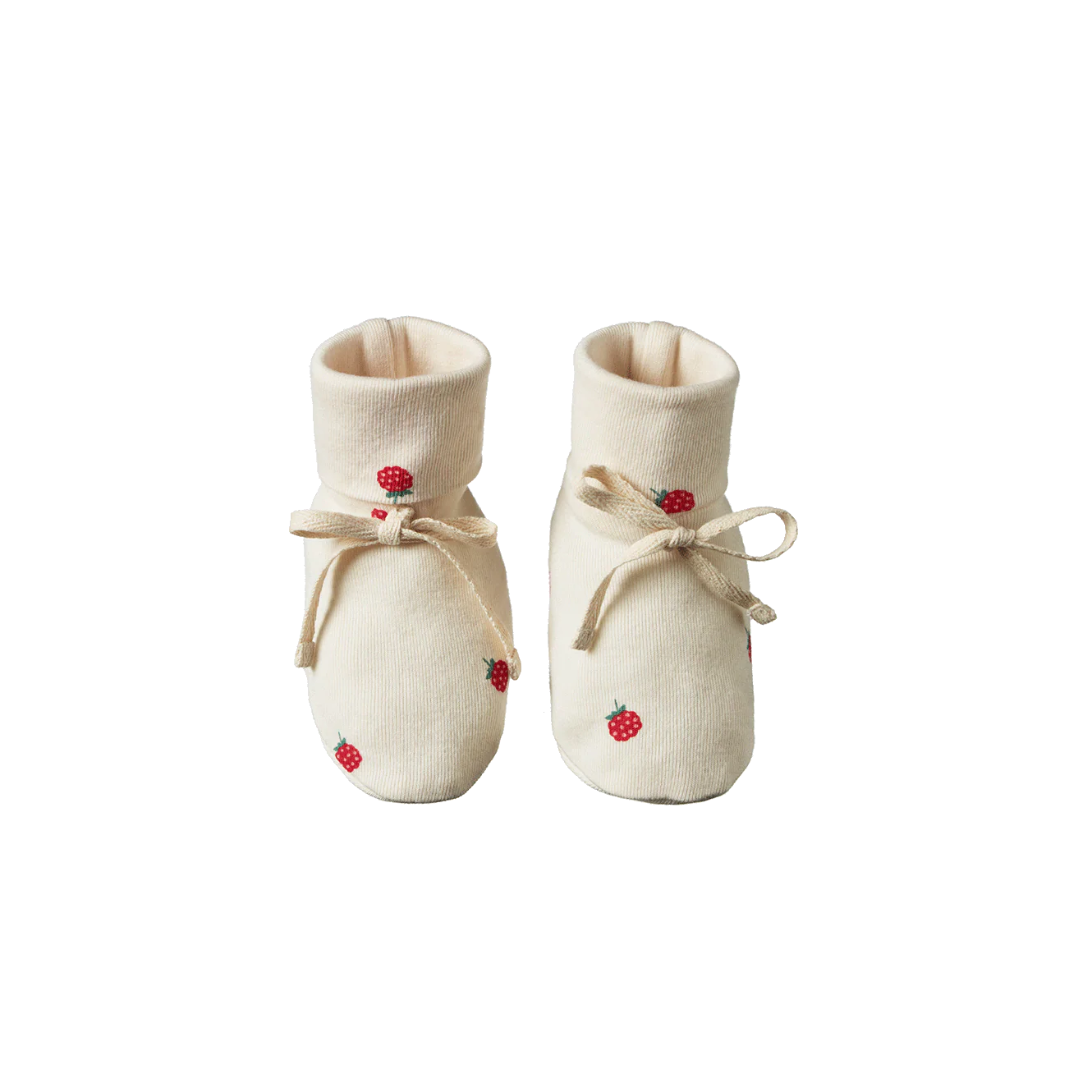 Booties - Raspberry Print
