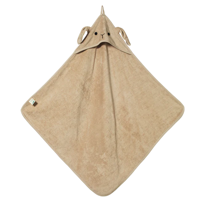 Bunny Hooded Towel - Nougat