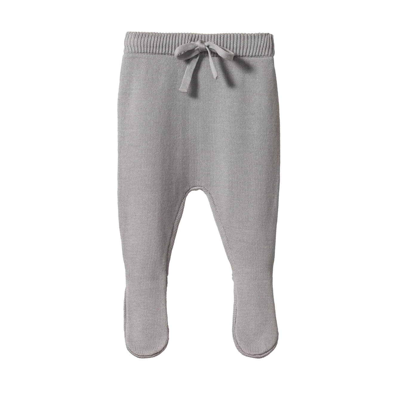 Nature Baby Cotton Knit Footed Romper - Lilac