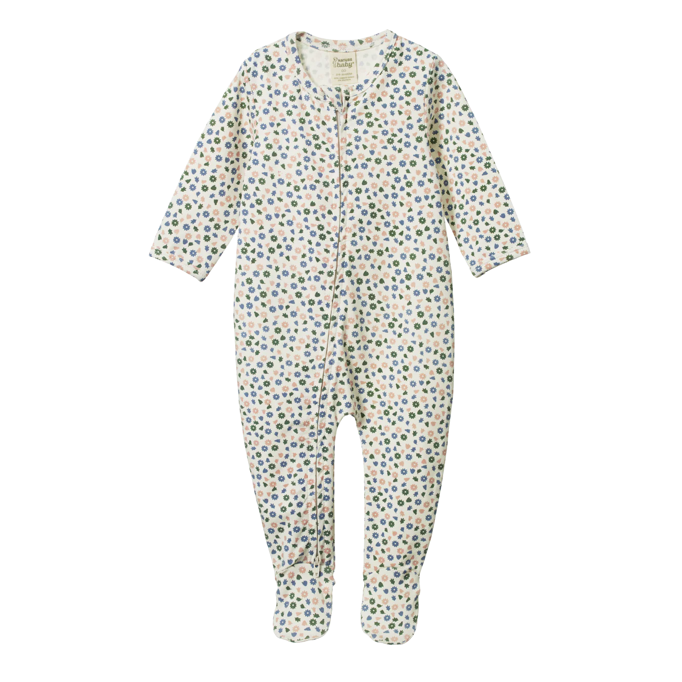 Nature Baby Dreamlands Suit - Chamomile Blooms Print