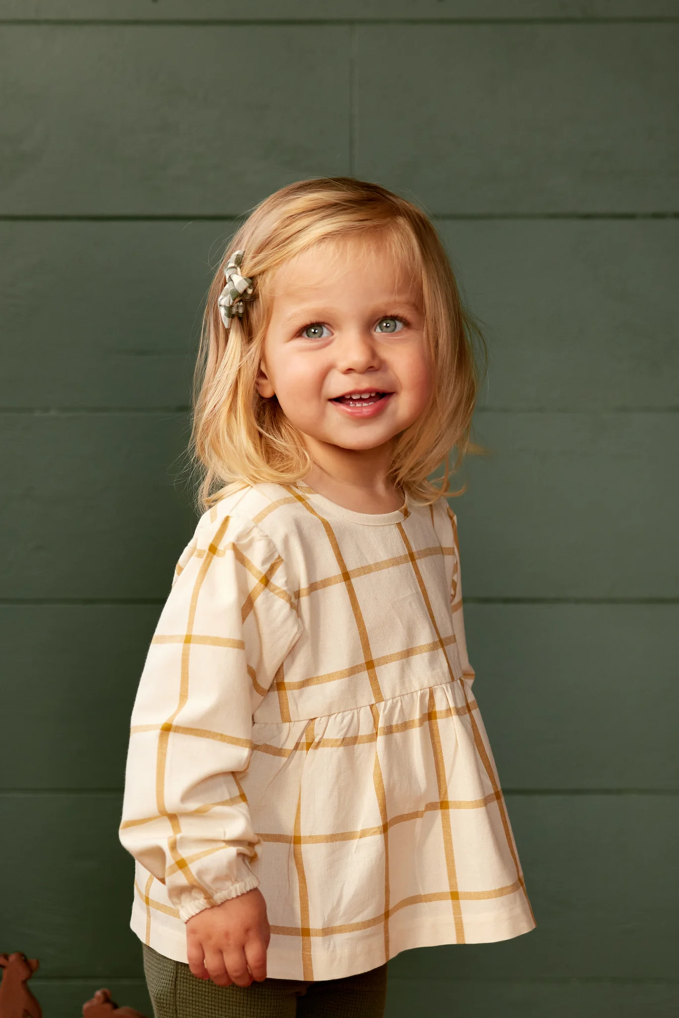 Nature Baby Esther Blouse - Picnic Check - Image 2