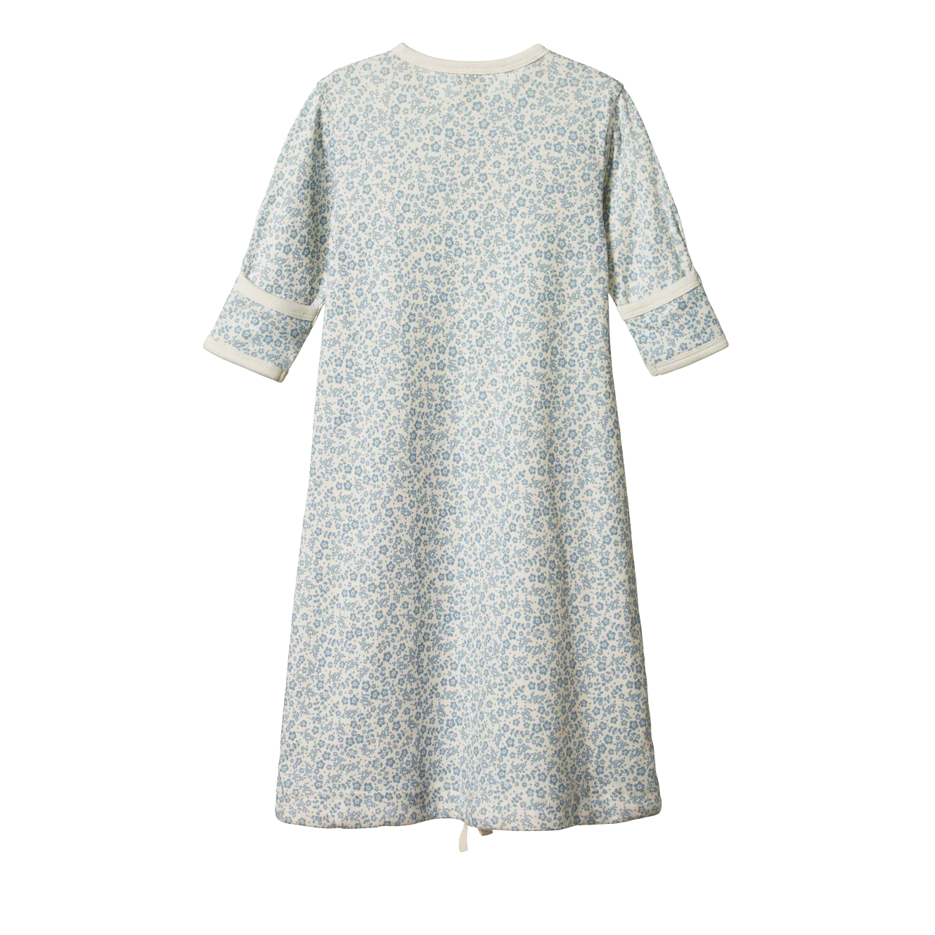 Nature Baby Gown - Daisy Belle Blue Print - Image 3