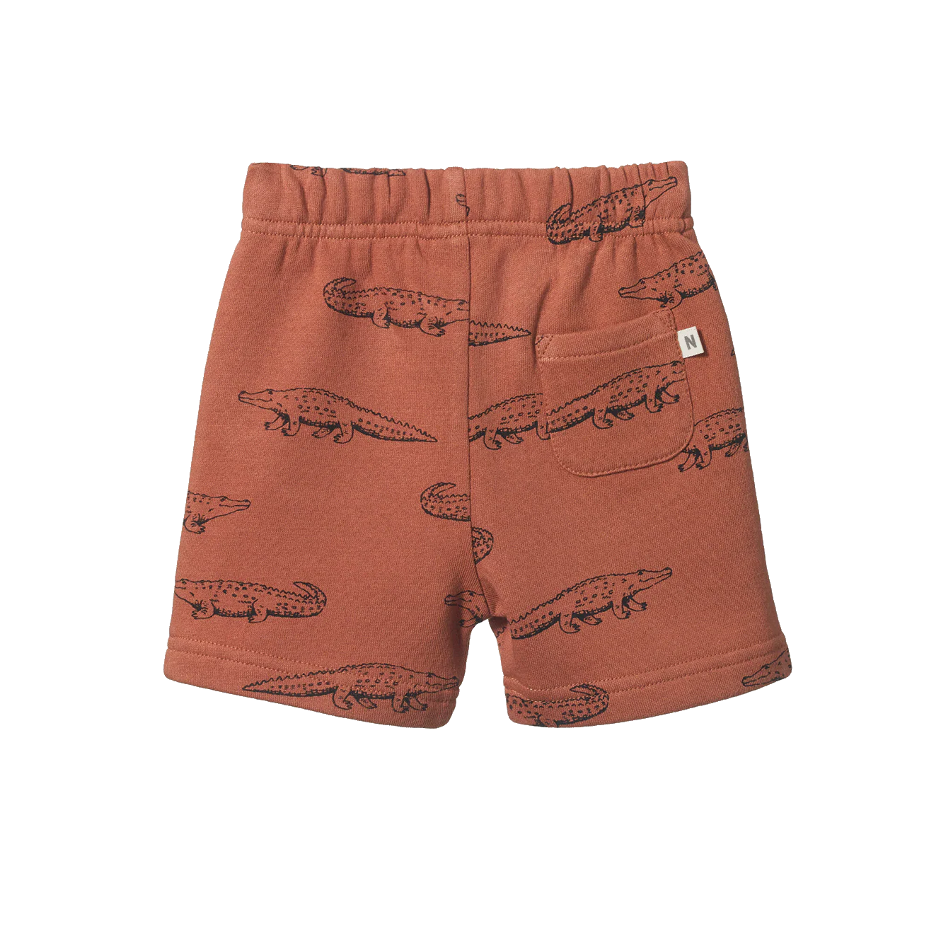 Nature Baby Jimmy Shorts Sweatshirt - Crocodile Print - Image 3