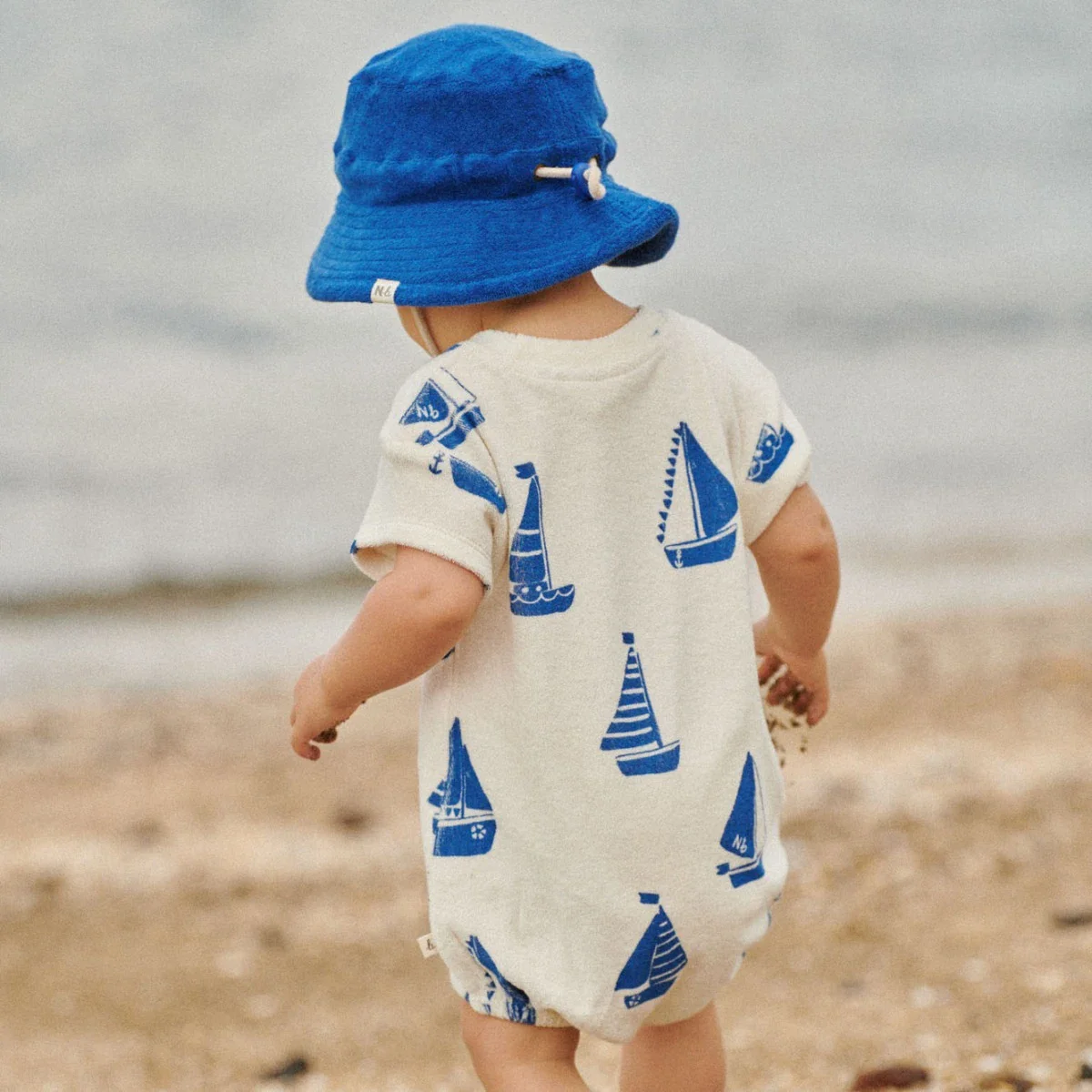 Juno Romper Terry - Regatta Print Terry - Image 2