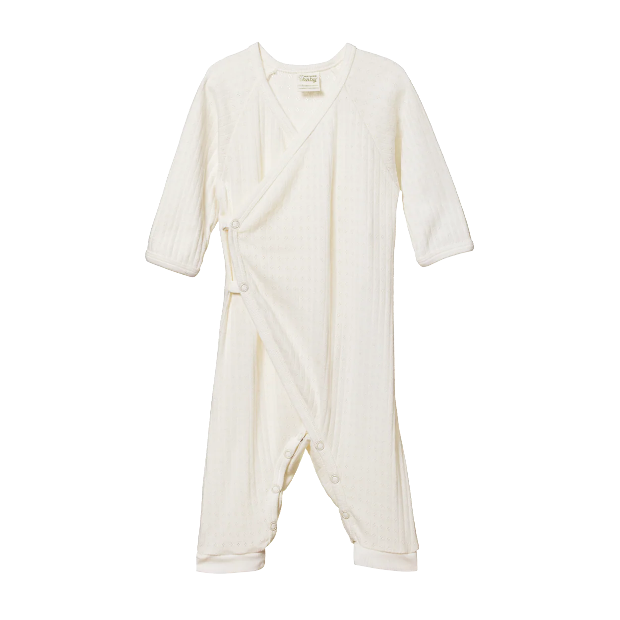 Kimono Stretch & Grow Pointelle - Natural